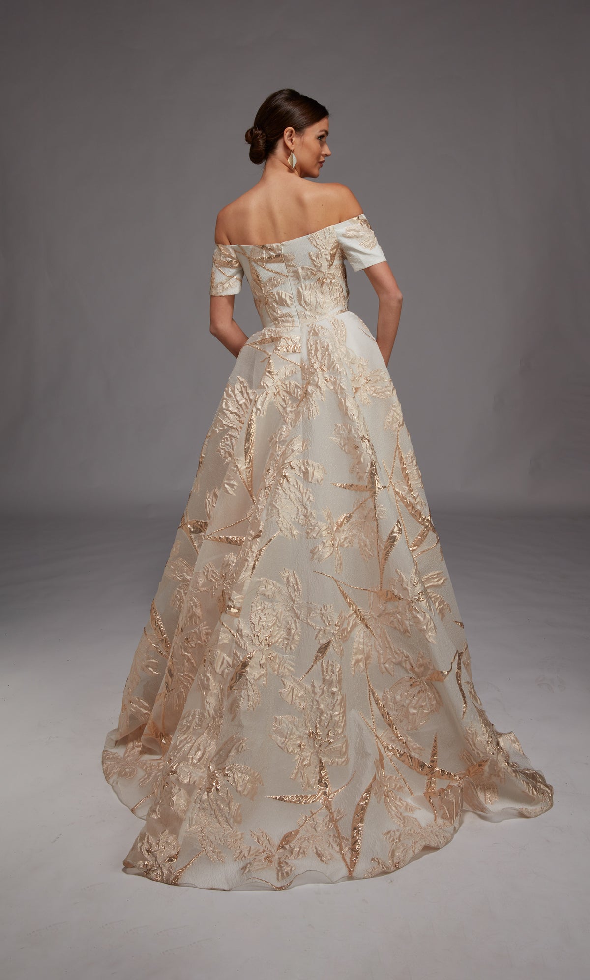 ALYCE Paris 27804 Special Occasion Off The Shoulder Neckline Embellished A Line Dress