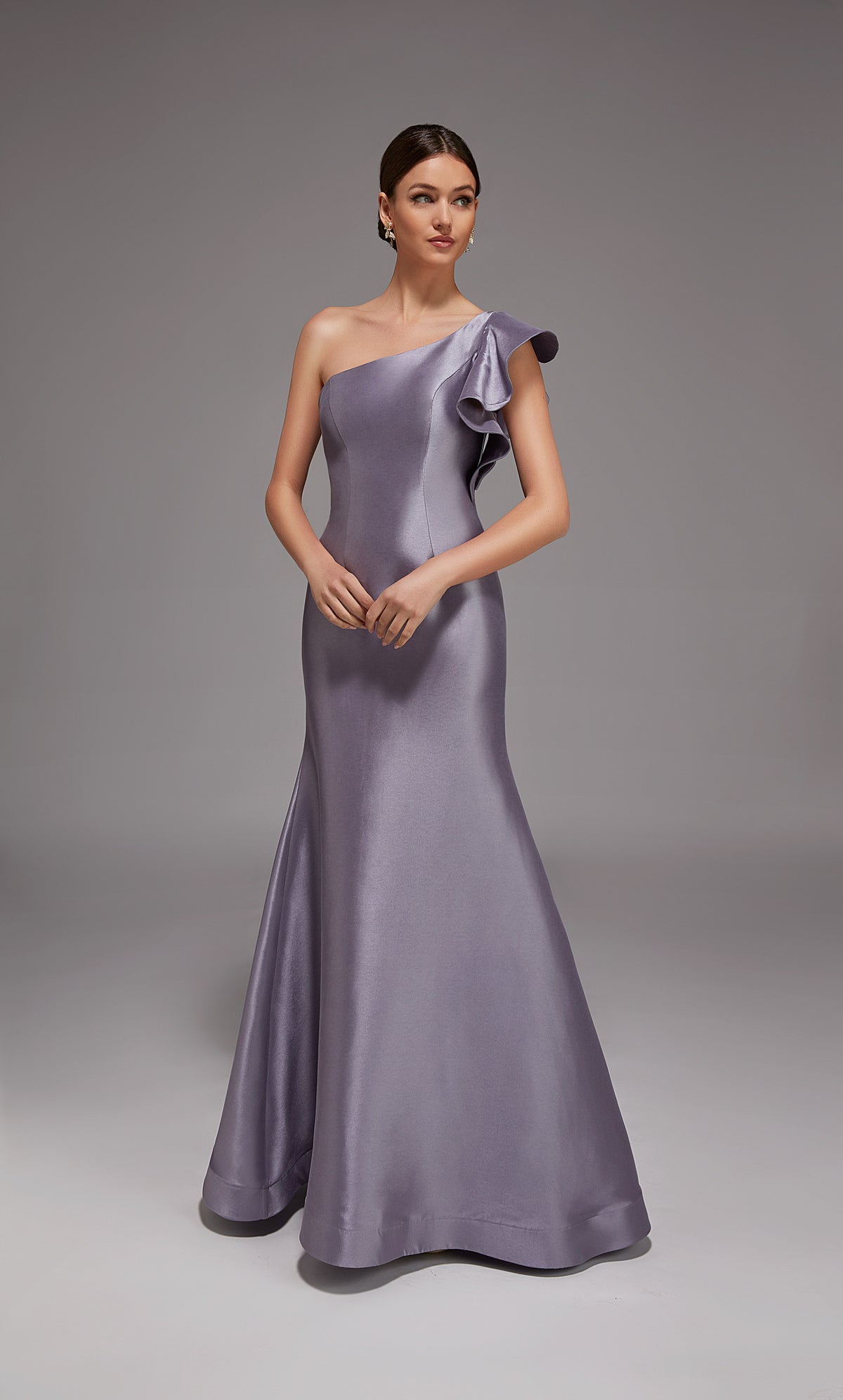 ALYCE Paris 27826 Special Occasion One Shoulder Neckline Ruffles Mermaid Dress