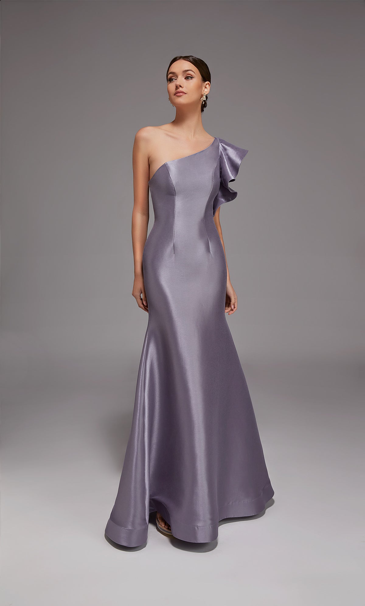 ALYCE Paris 27826 Special Occasion One Shoulder Neckline Ruffles Mermaid Dress