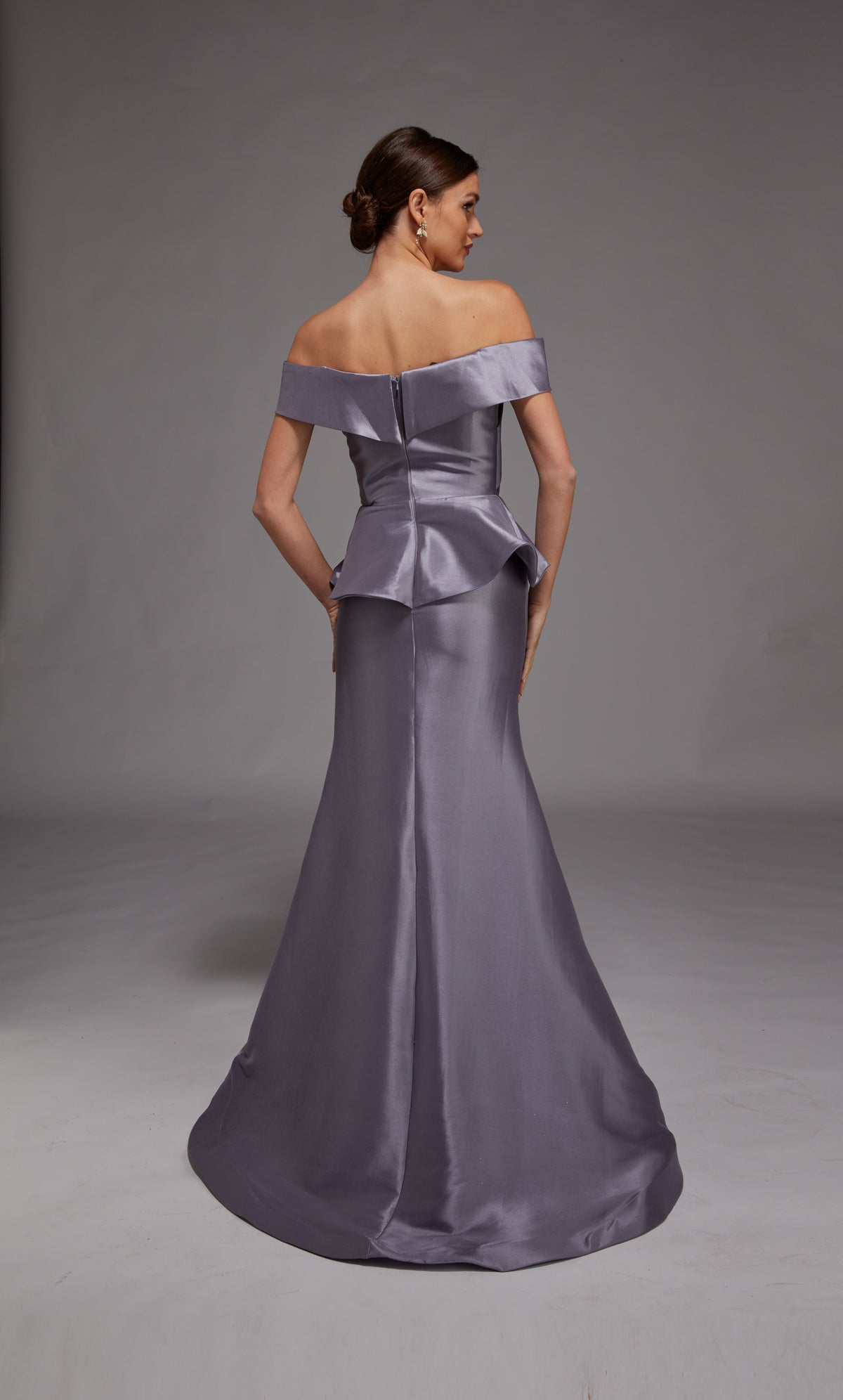 ALYCE Paris 27827 Special Occasion Off The Shoulder Neckline Waterfall Mermaid Dress