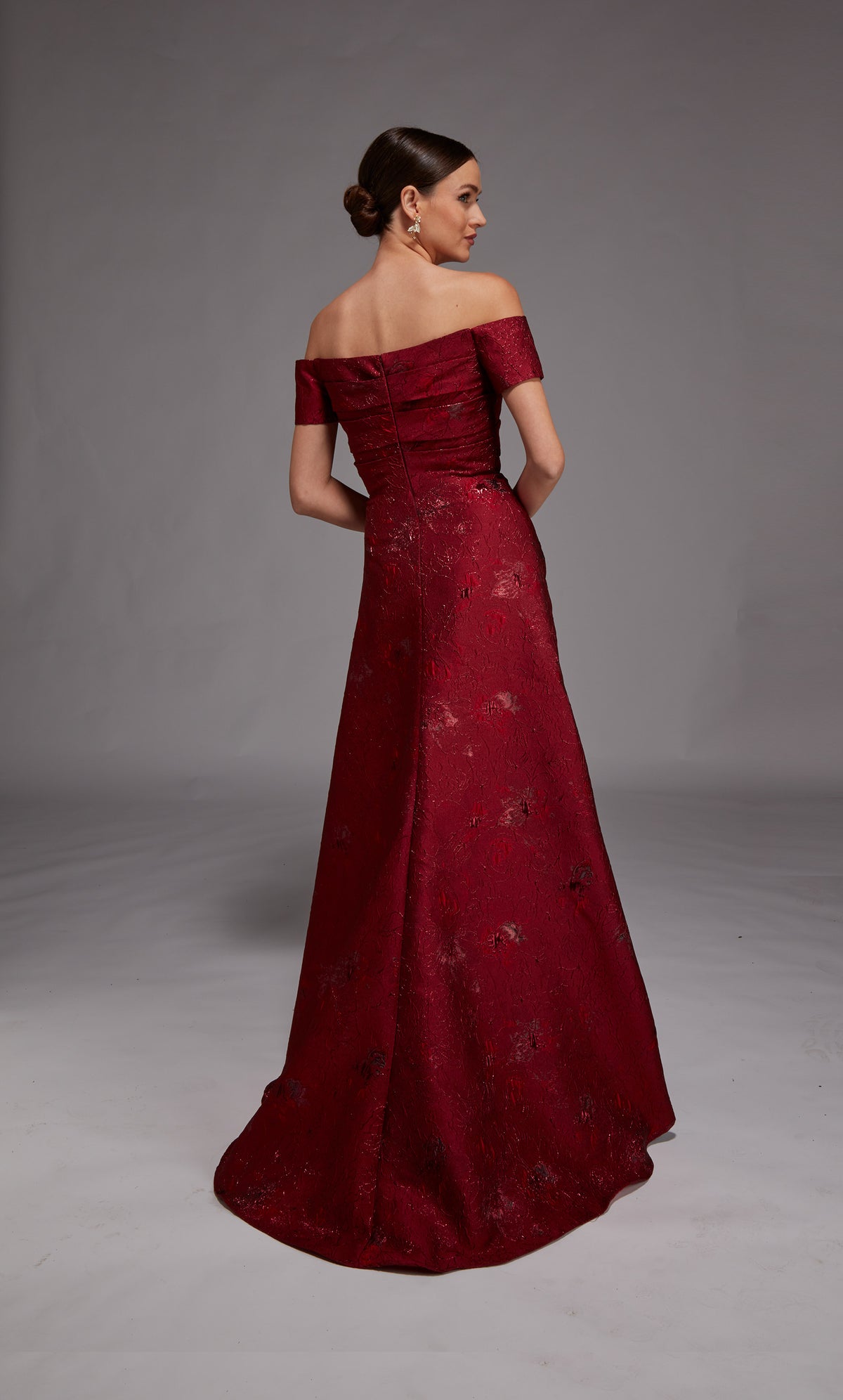 ALYCE Paris 27828 Special Occasion Off The Shoulder Neckline Ruched/draped A Line Dress