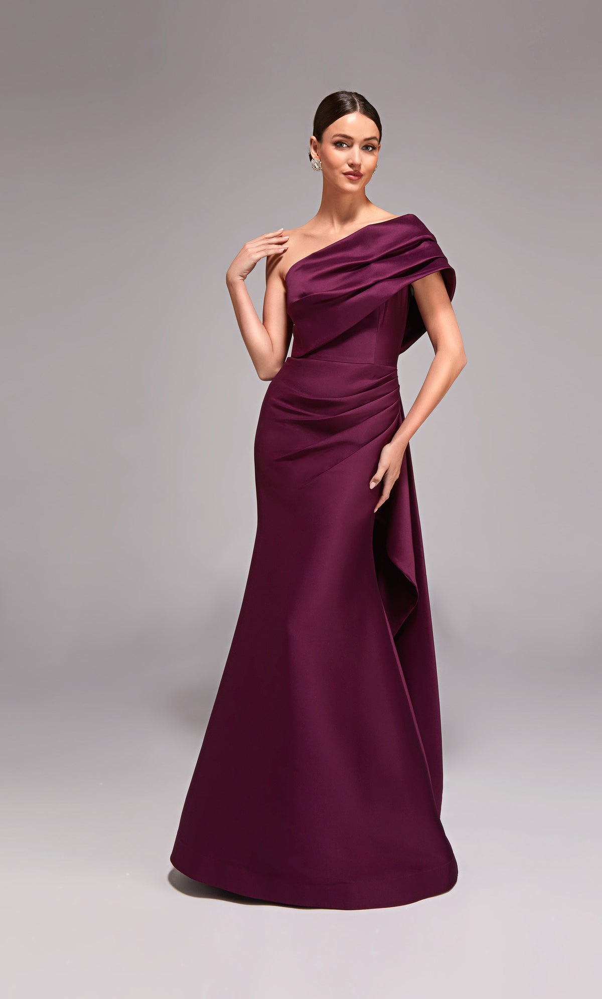 ALYCE Paris 27838 Special Occasion One Shoulder Neckline Ruched/draped Mermaid Dress