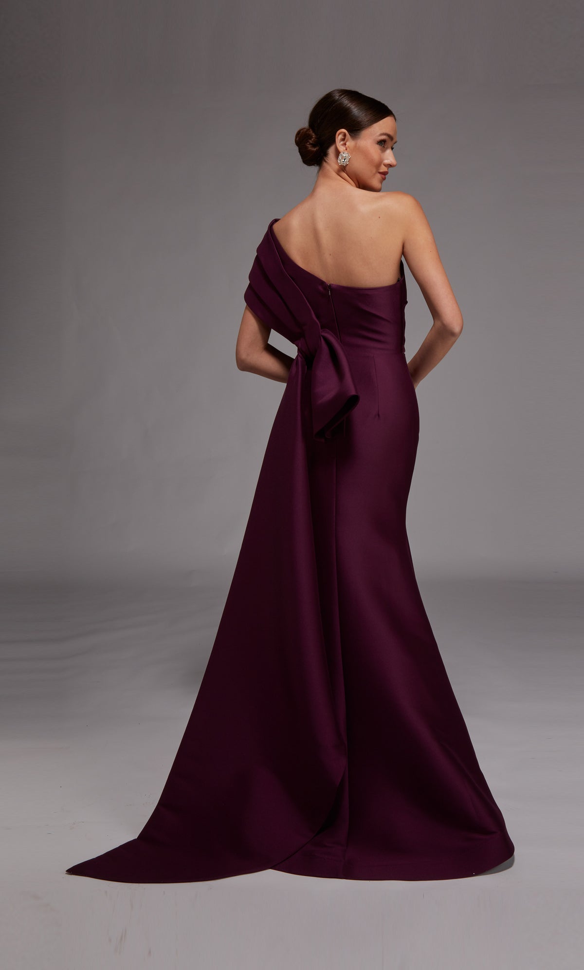 ALYCE Paris 27838 Special Occasion One Shoulder Neckline Ruched/draped Mermaid Dress