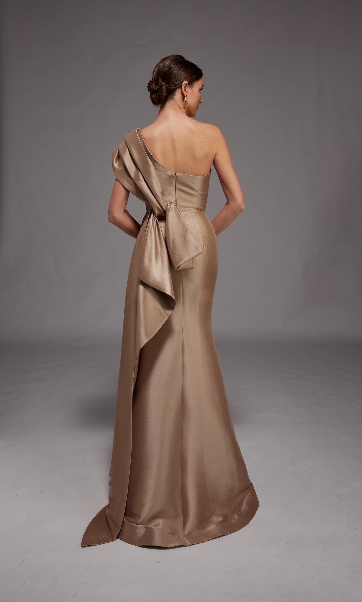 ALYCE Paris 27838 Special Occasion One Shoulder Neckline Ruched/draped Mermaid Dress