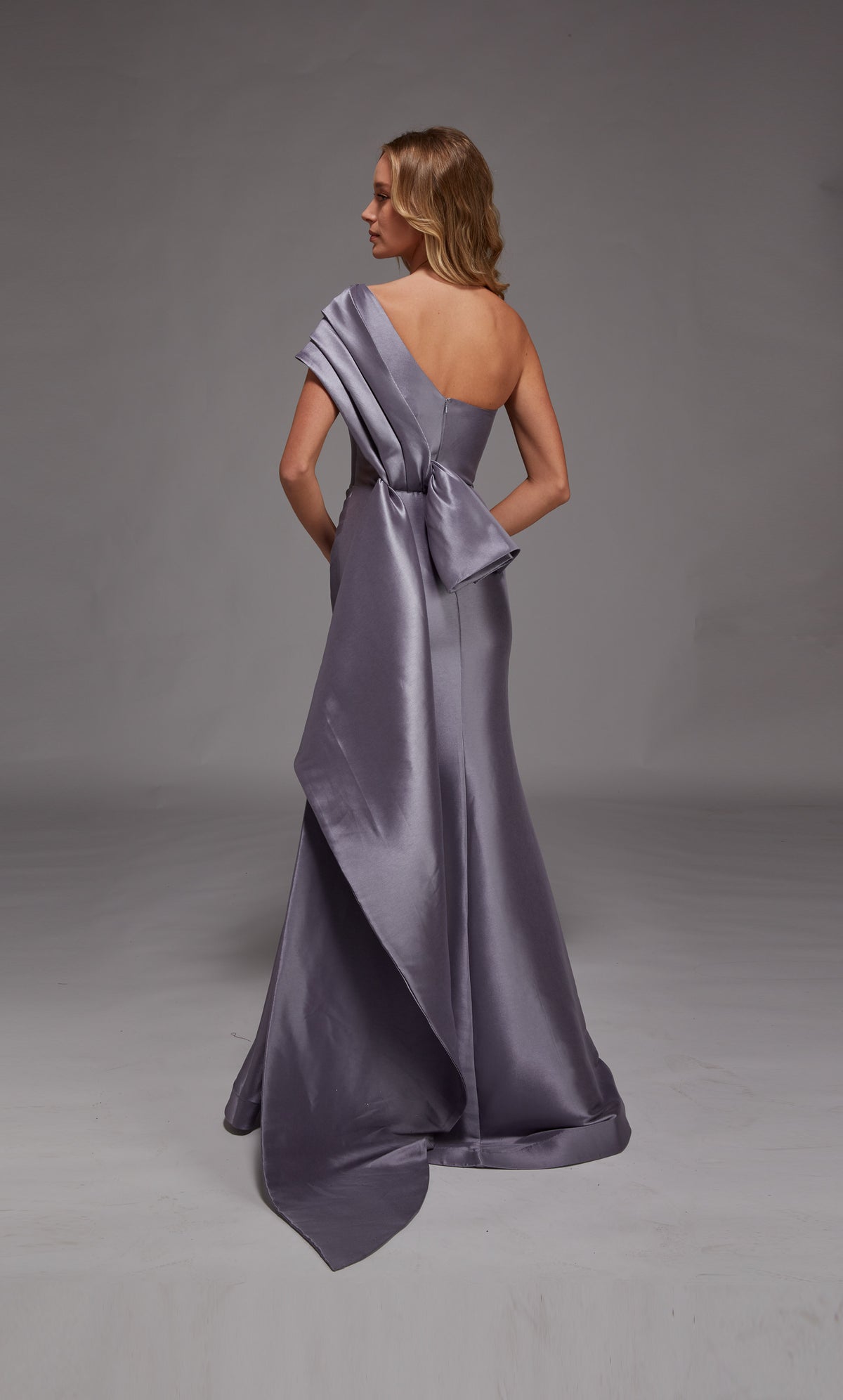 ALYCE Paris 27838 Special Occasion One Shoulder Neckline Ruched/draped Mermaid Dress