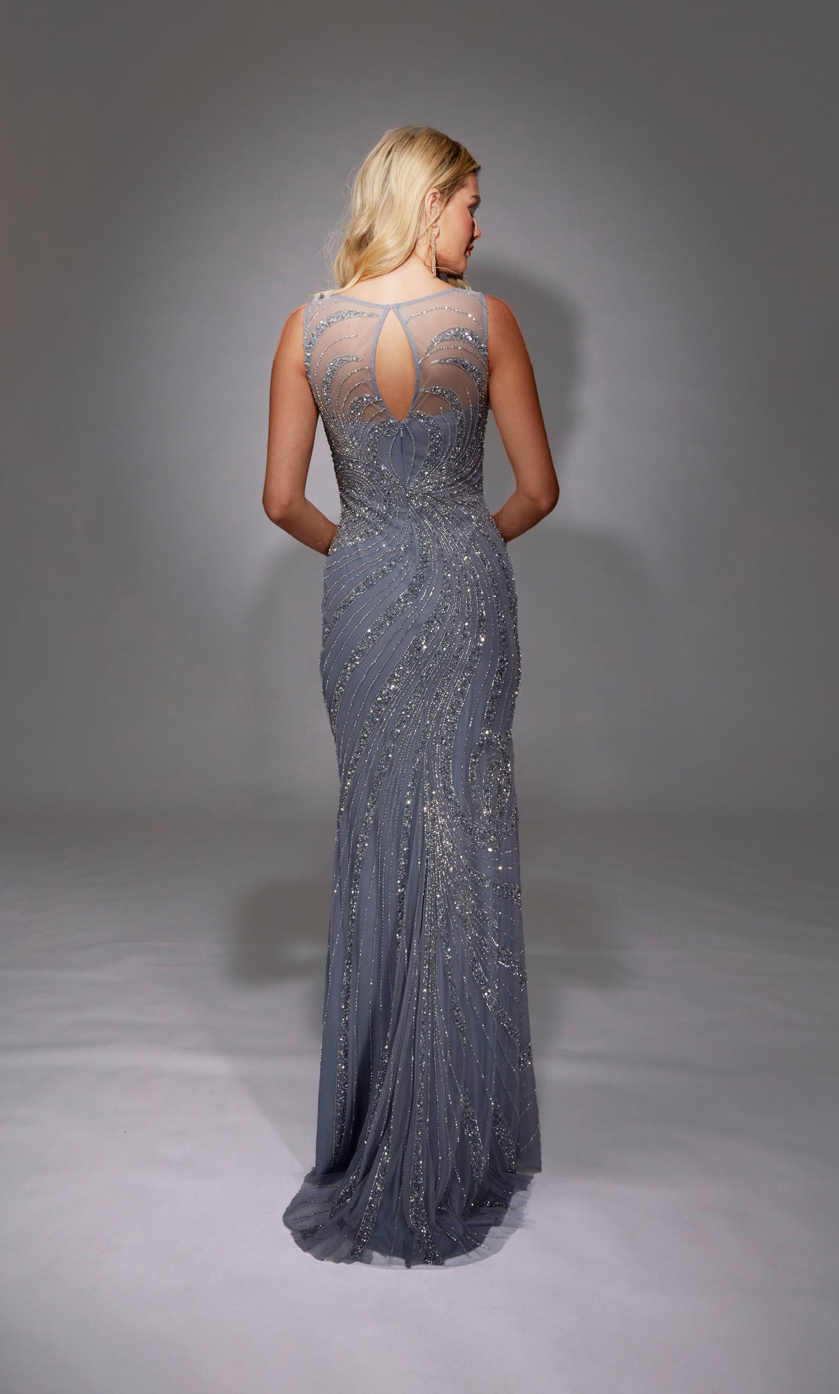 ALYCE Paris 27846 Special Occasion Boat Neckline Embellished Straight Dress