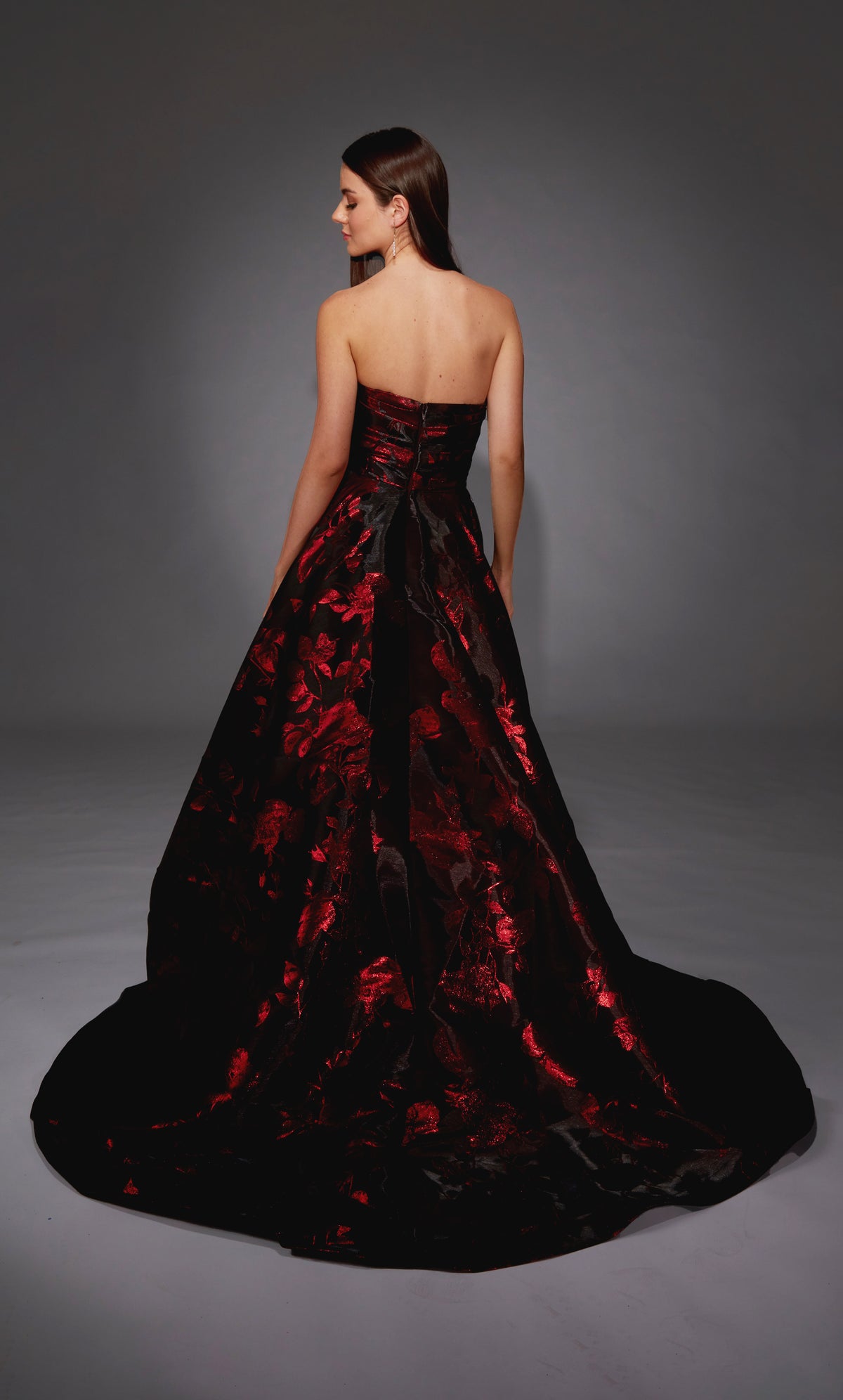 ALYCE Paris 27862 Special Occasion Strapless Neckline Train A Line Dress