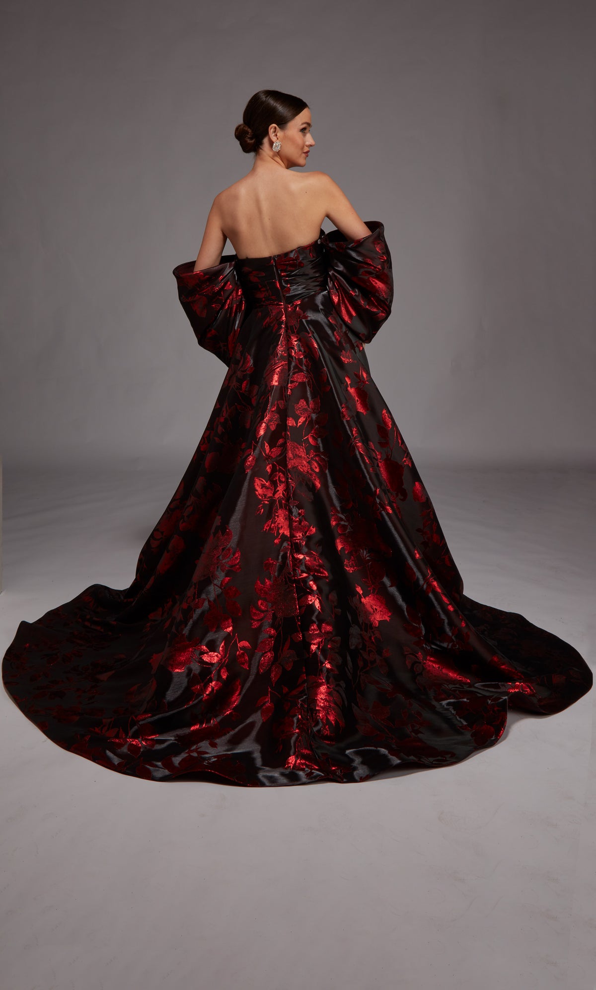 ALYCE Paris 27862 Special Occasion Strapless Neckline Train A Line Dress