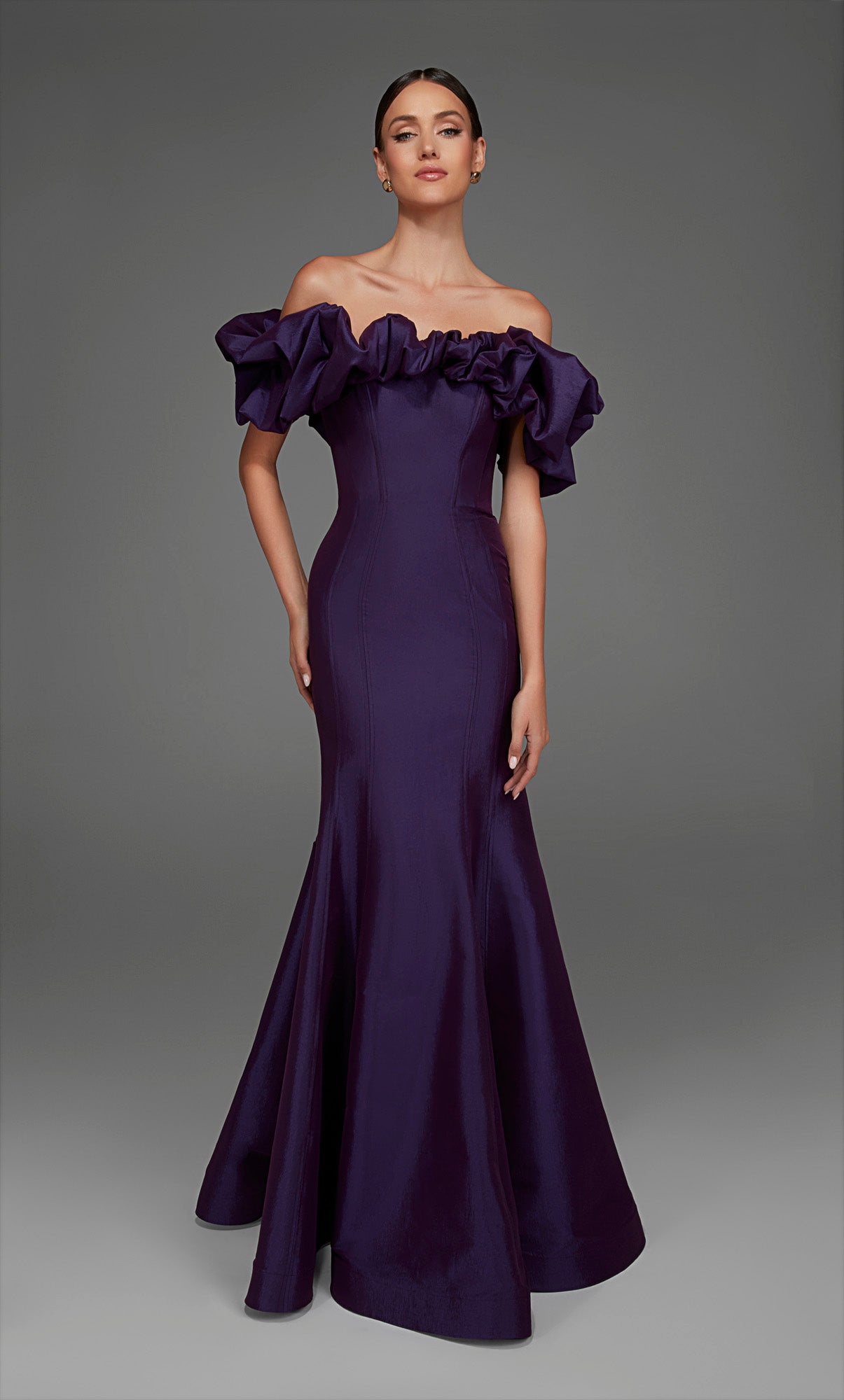 ALYCE Paris 27895 Special Occasion Off The Shoulder Neckline Elegant Mermaid Dress
