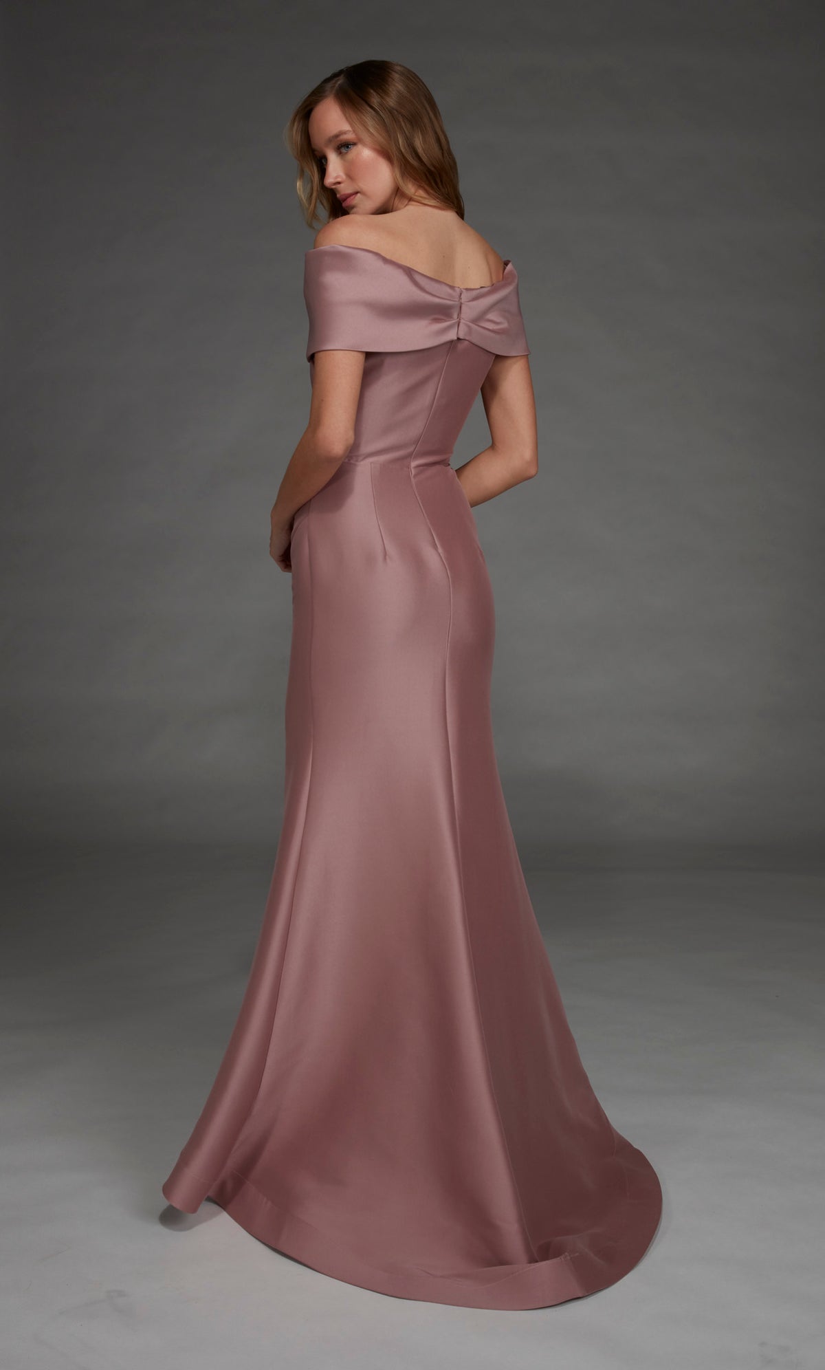 ALYCE Paris 27908 Special Occasion Off The Shoulder Neckline Plus Size Straight Dress