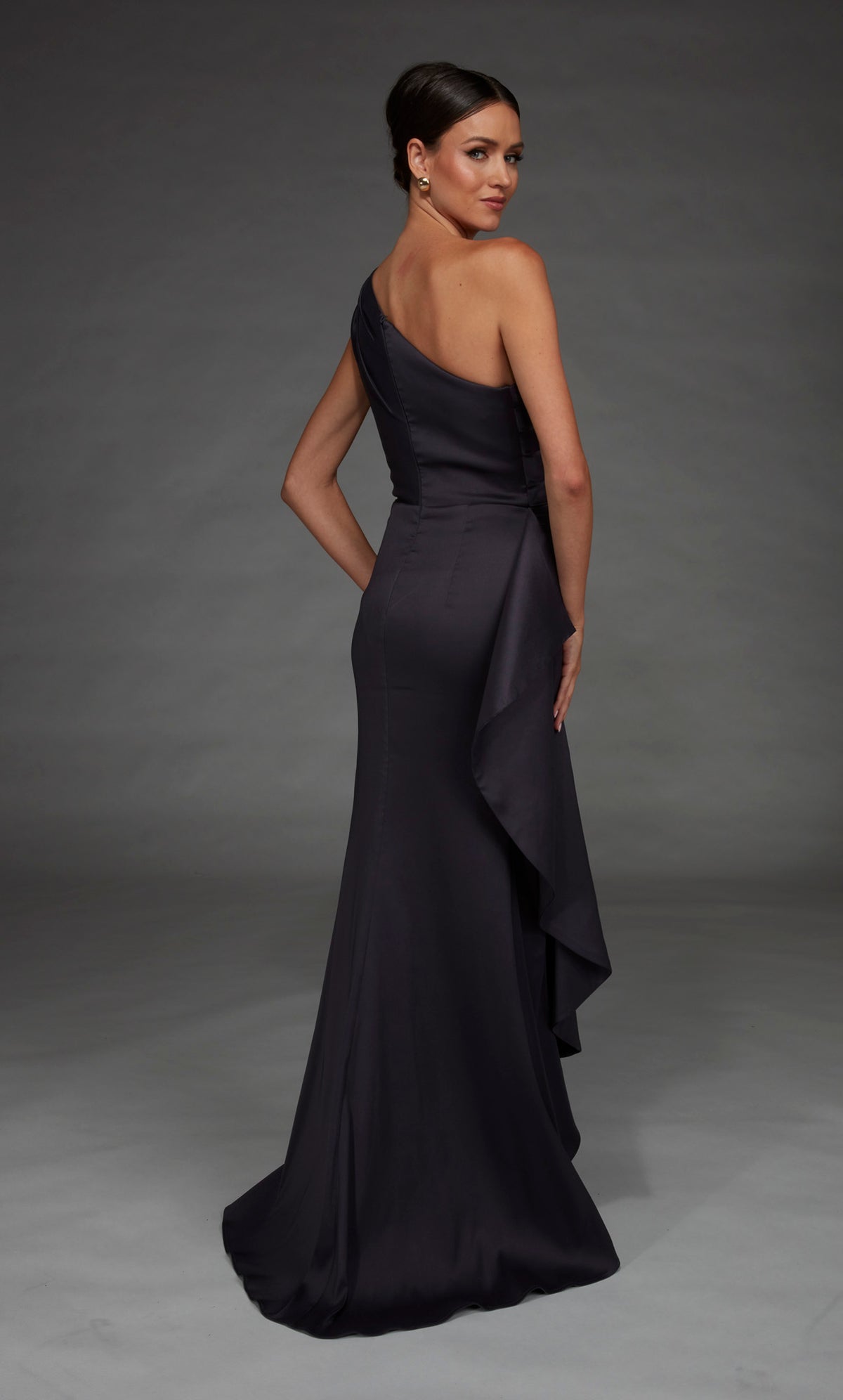 ALYCE Paris 27913 Special Occasion One Shoulder Neckline Elegant Straight Dress