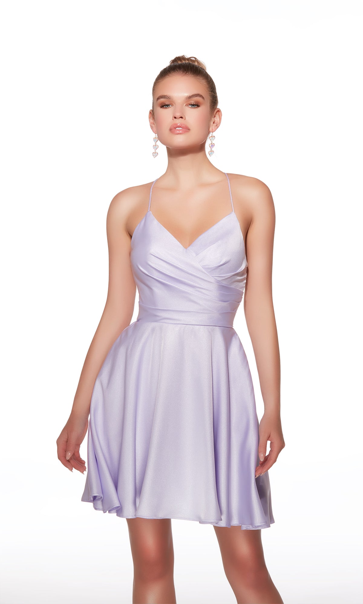 ALYCE Paris 30018 Homecoming Short V-neckline Simple A Line Dress