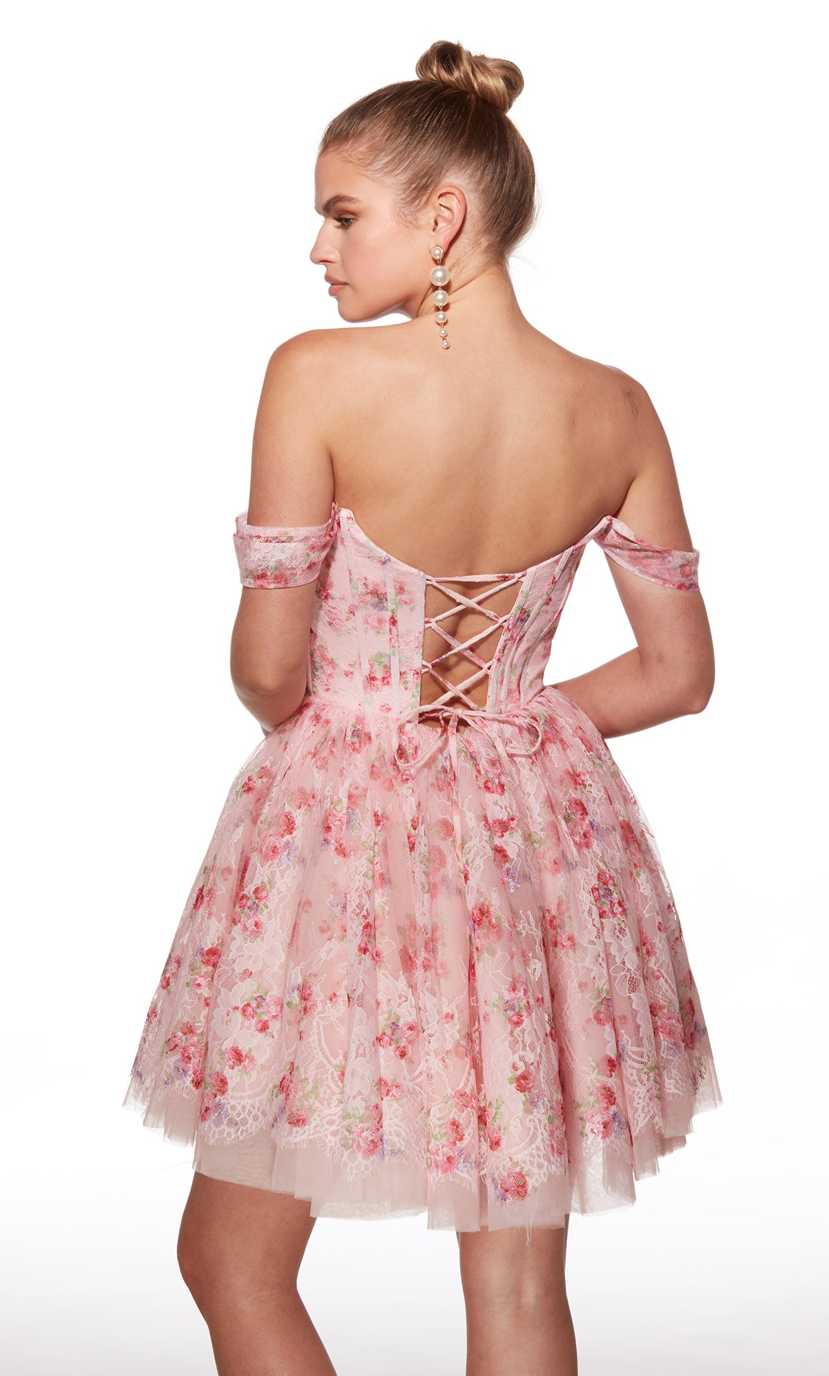 ALYCE Paris 30021 Homecoming Short Scoop Neckline Illusion Mermaid Dress