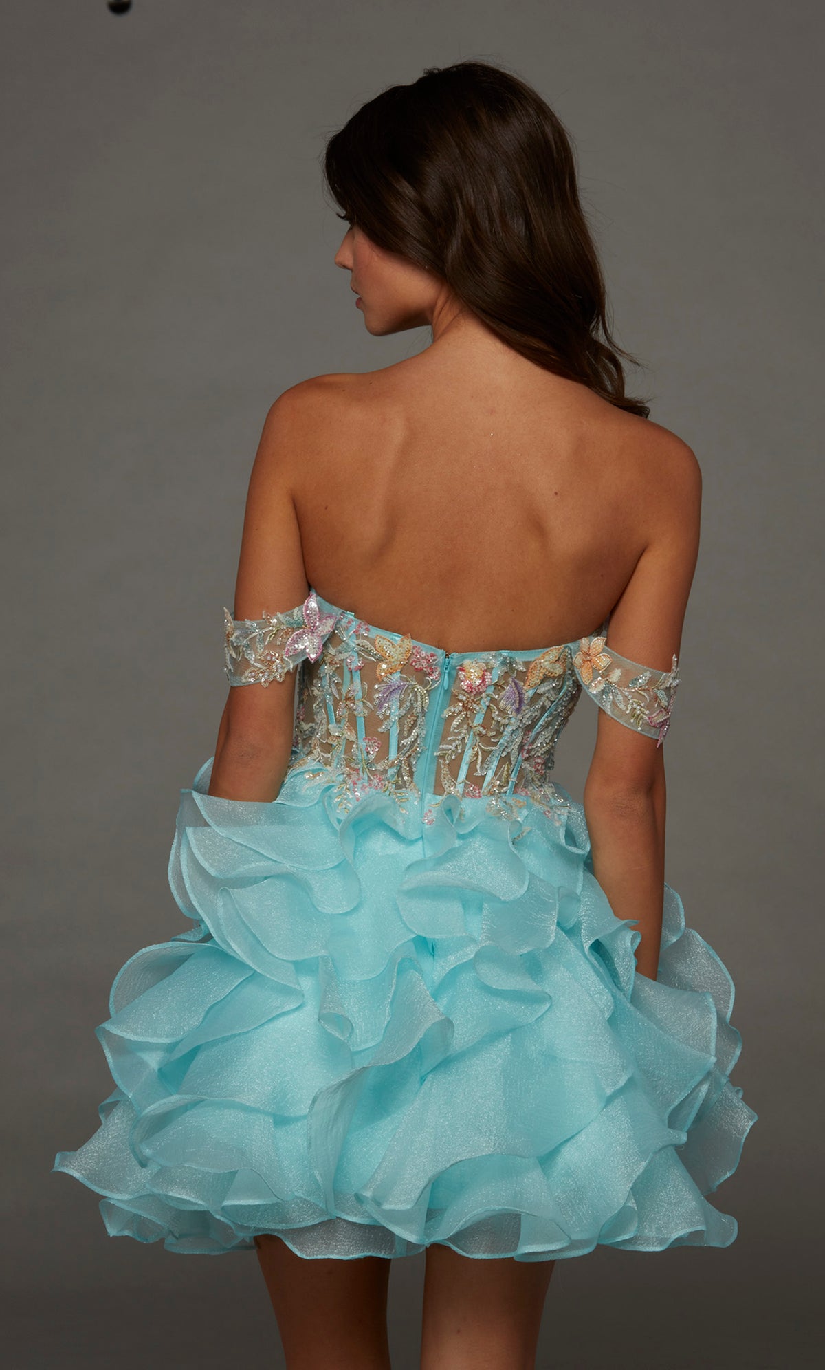 ALYCE Paris 30087 Homecoming Short Sweetheart Neckline Corset Straight Dress