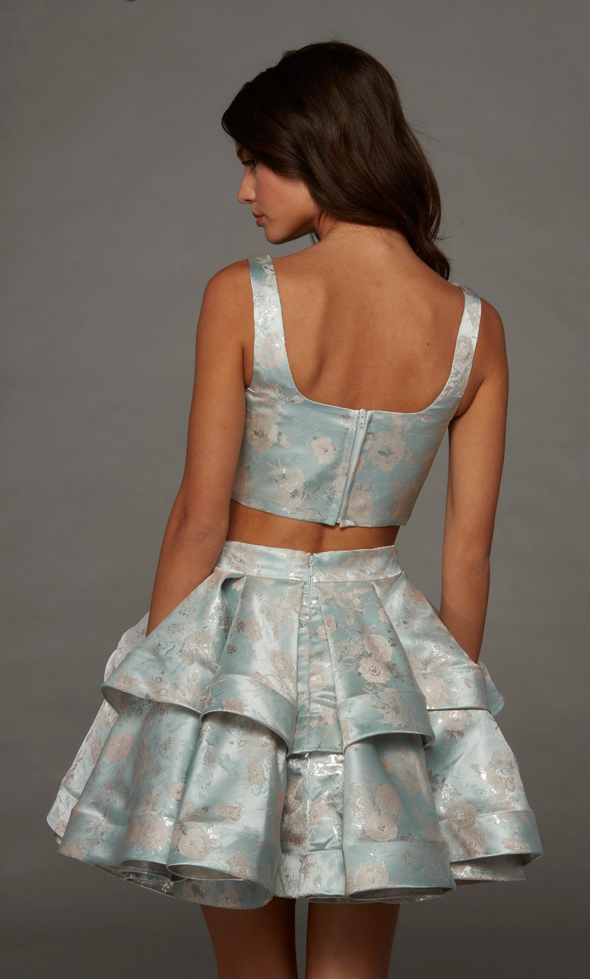 ALYCE Paris 30095 Homecoming Short Square Neckline Two-piece A Line Dress