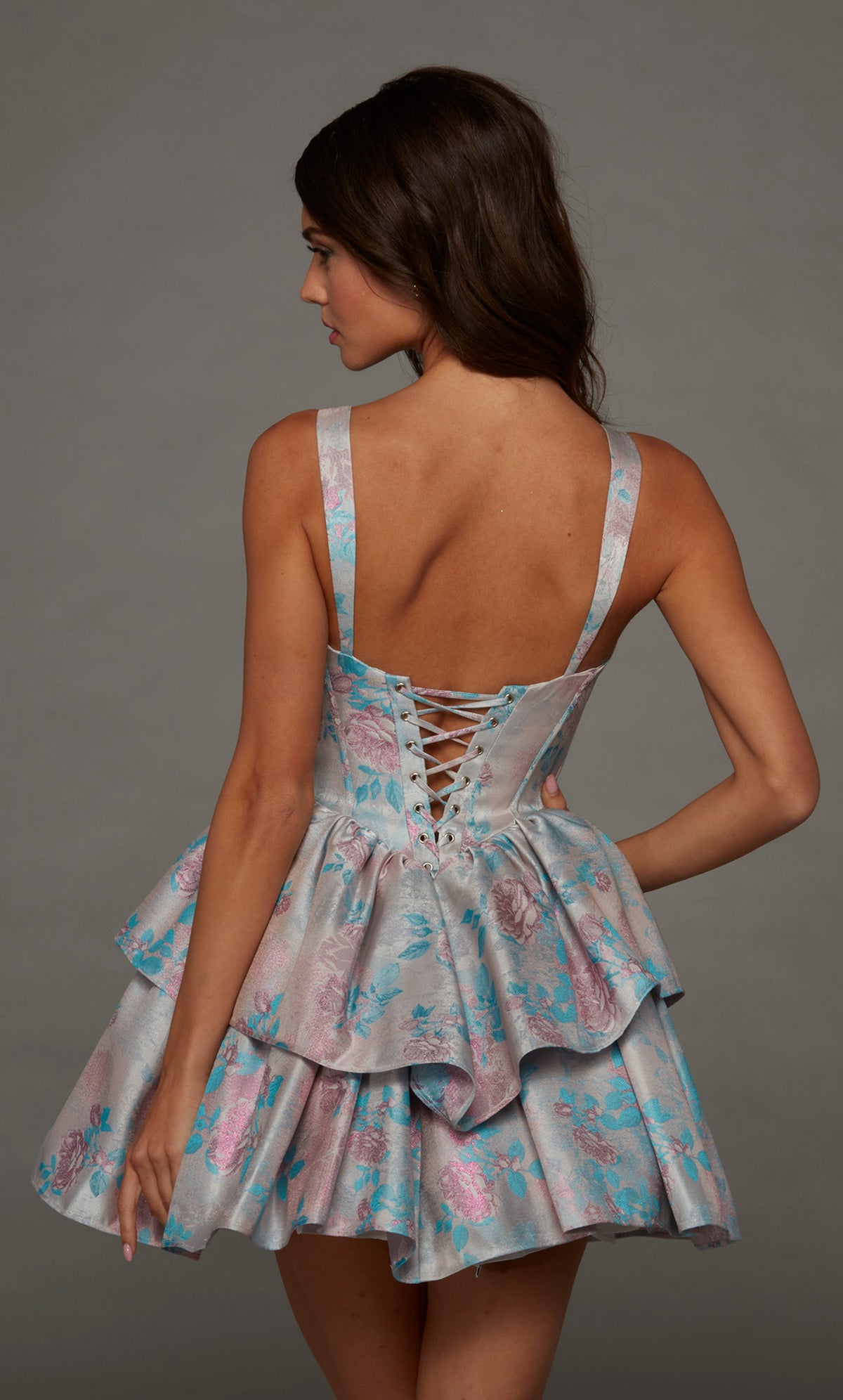 ALYCE Paris 30102 Homecoming Short Scooped Neckline Corset A Line Dress