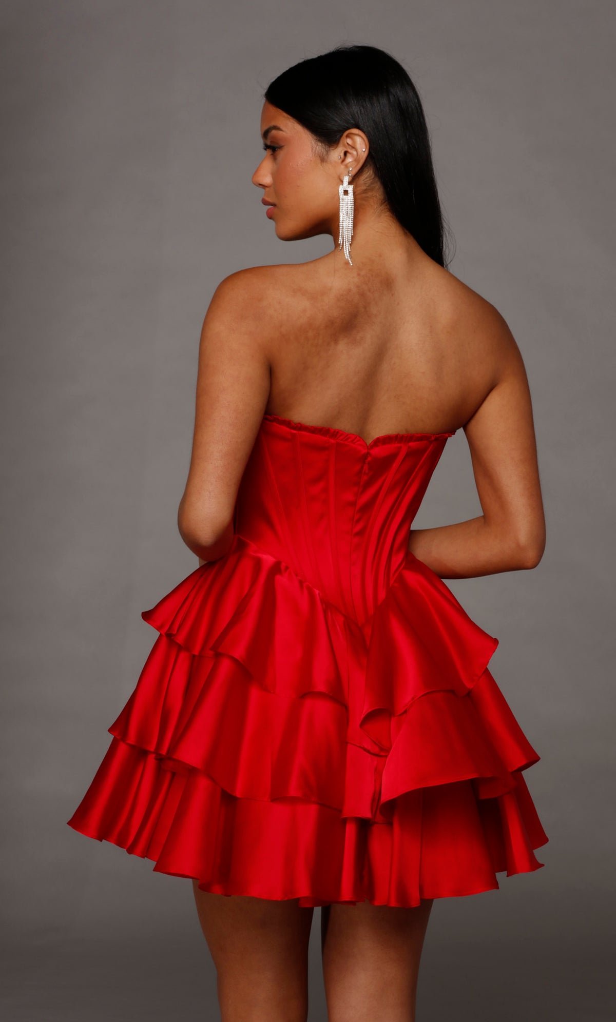 ALYCE Paris 30123 Homecoming Short Scooped Neckline Modest A Line Dress