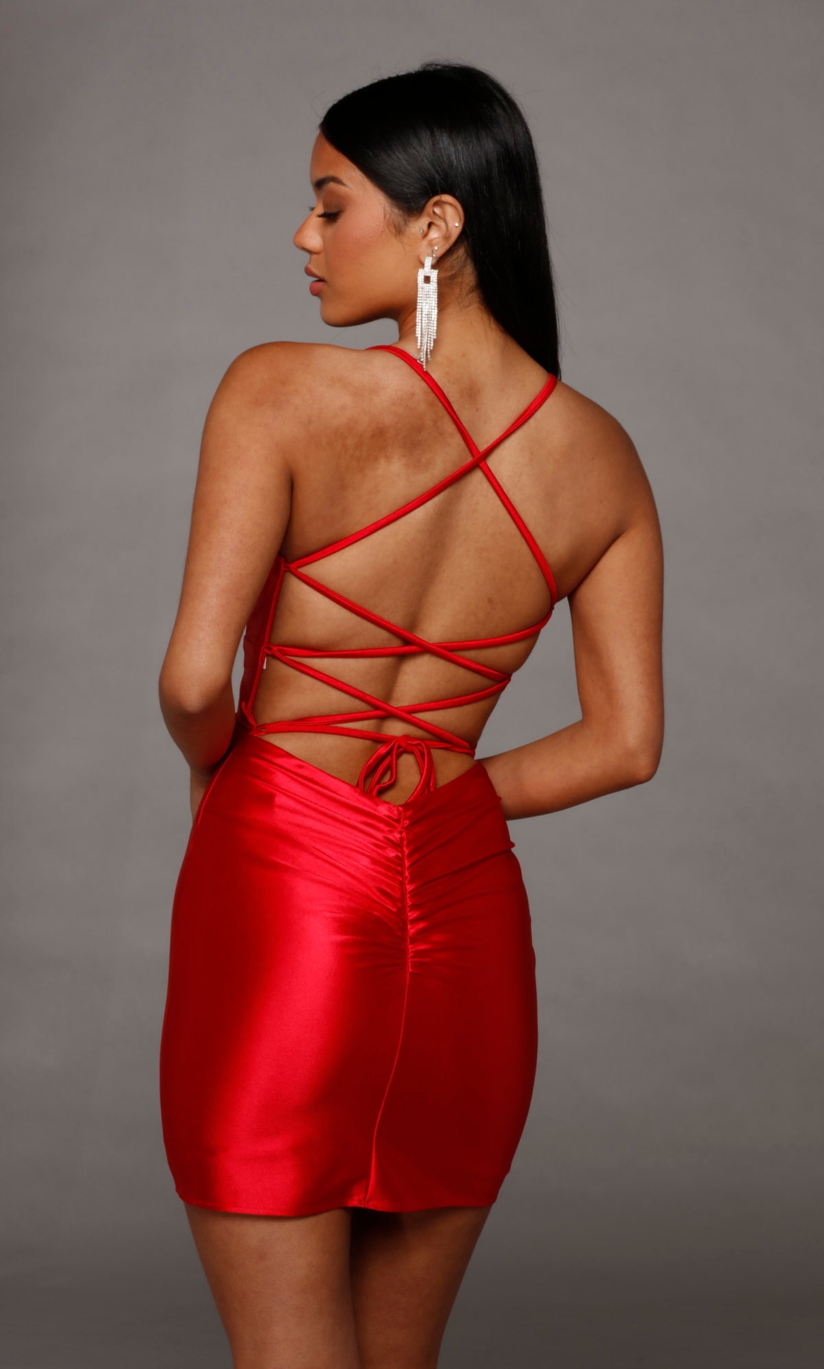 ALYCE Paris 40123 Homecoming Short V-neckline Sexy Straight Dress