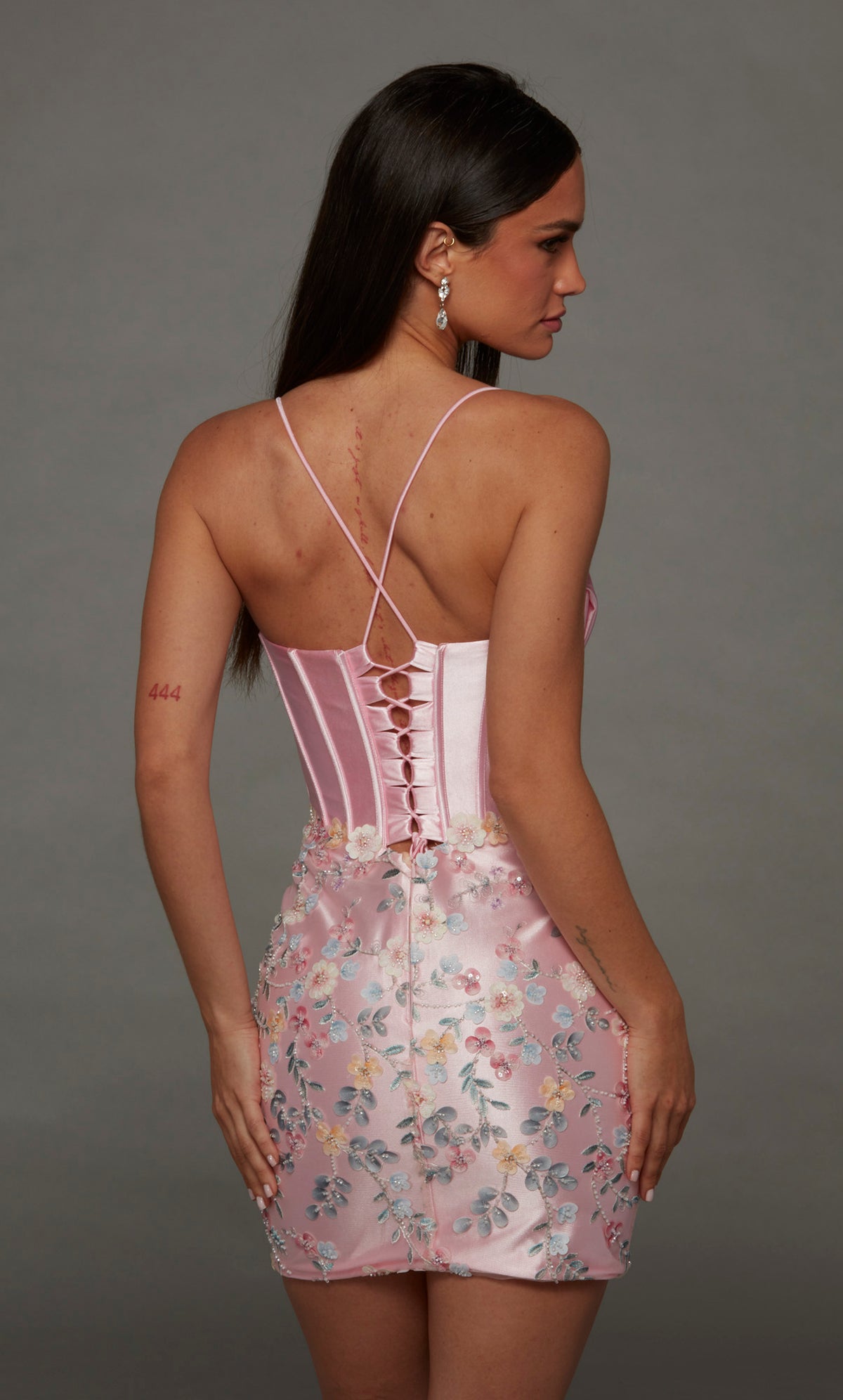ALYCE Paris 40140 Homecoming Short Cowl Neckline Elegant Straight Dress