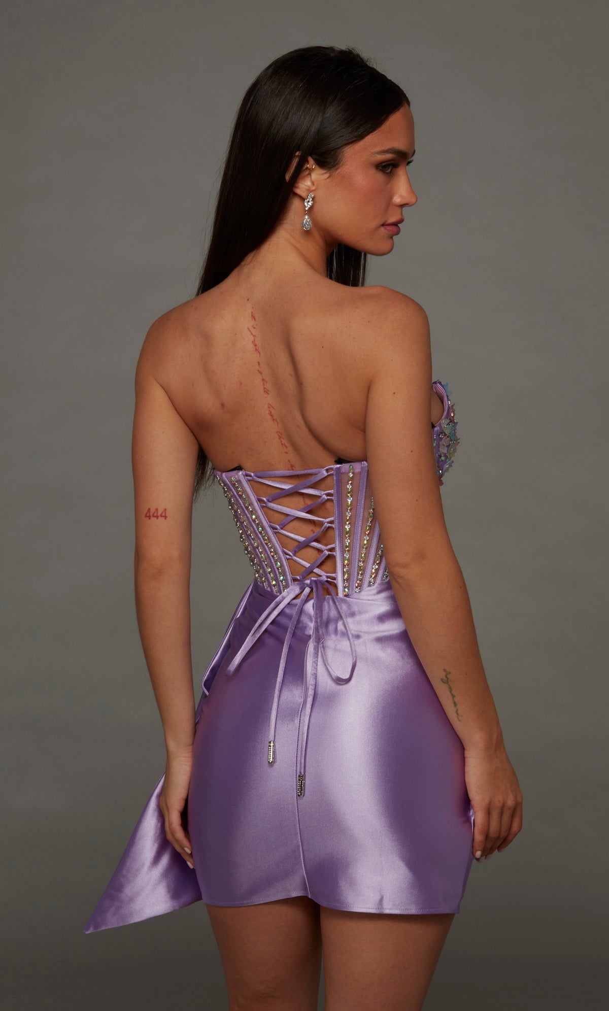 ALYCE Paris 40147 Homecoming Short Strapless Neckline Elegant Straight Dress