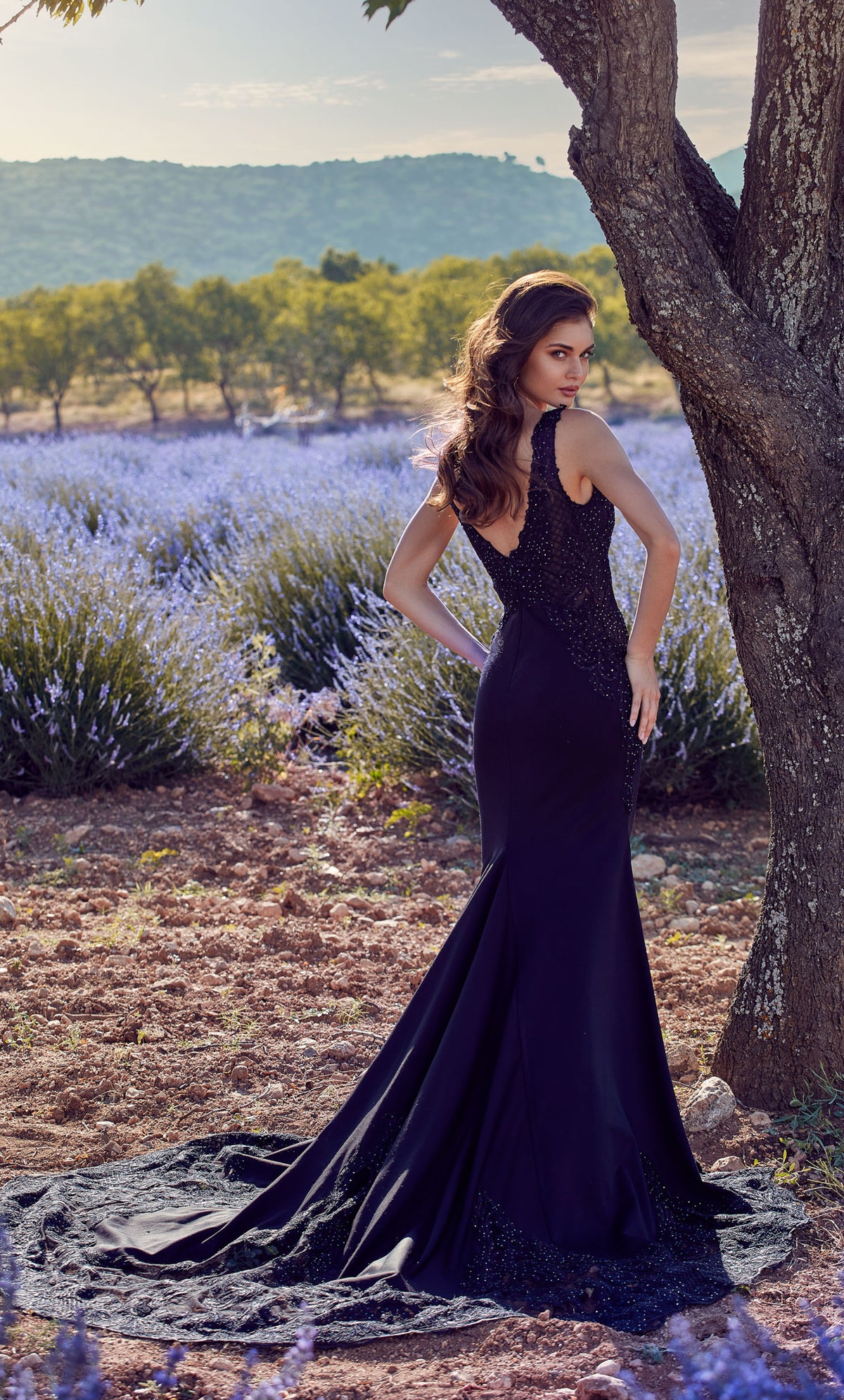 ALYCE Paris 5065 Bridal V-neck Elegant Mermaid Dress