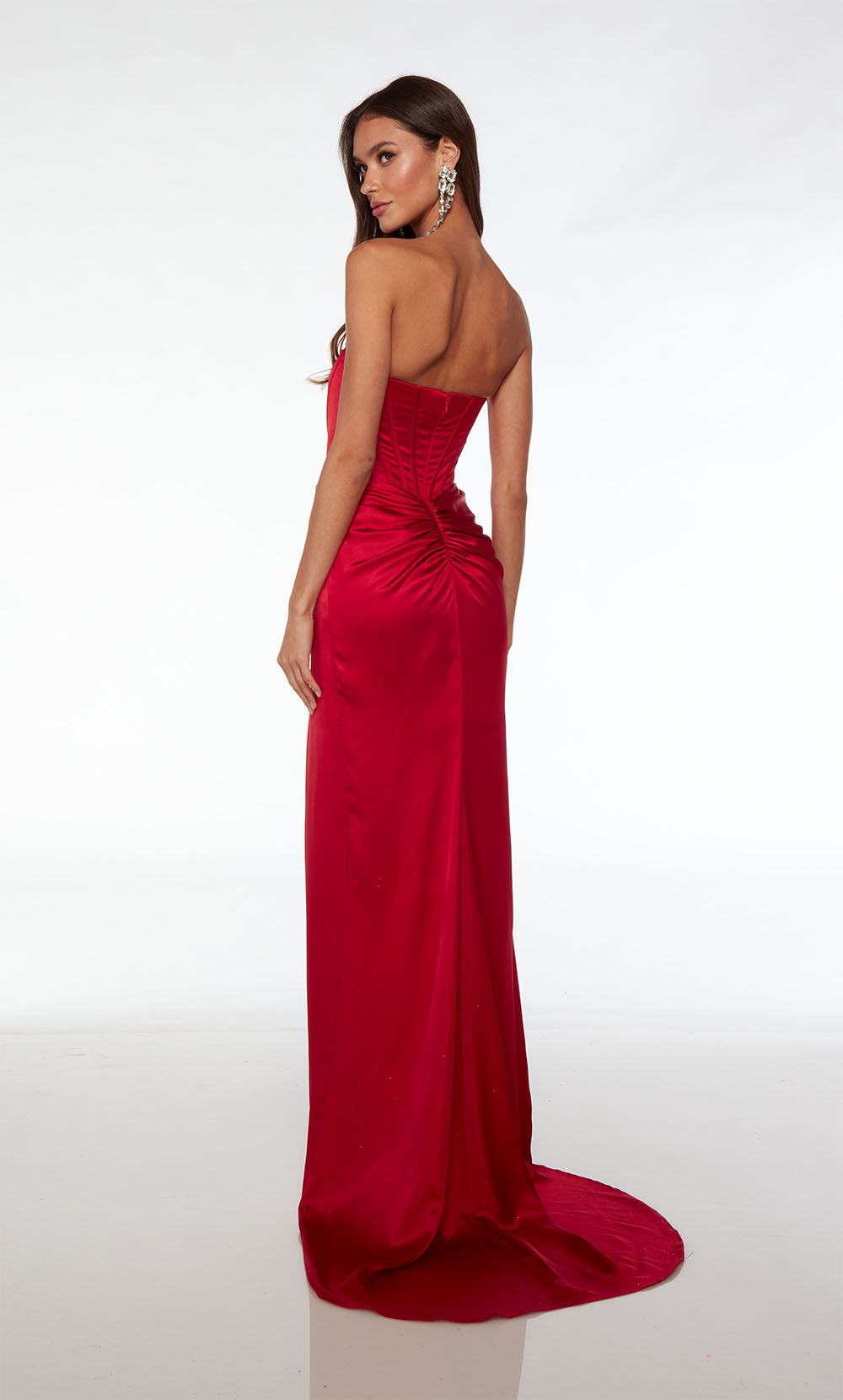 ALYCE Paris 61489 Alyce Long Strapless Neckline Elegant Straight Dress