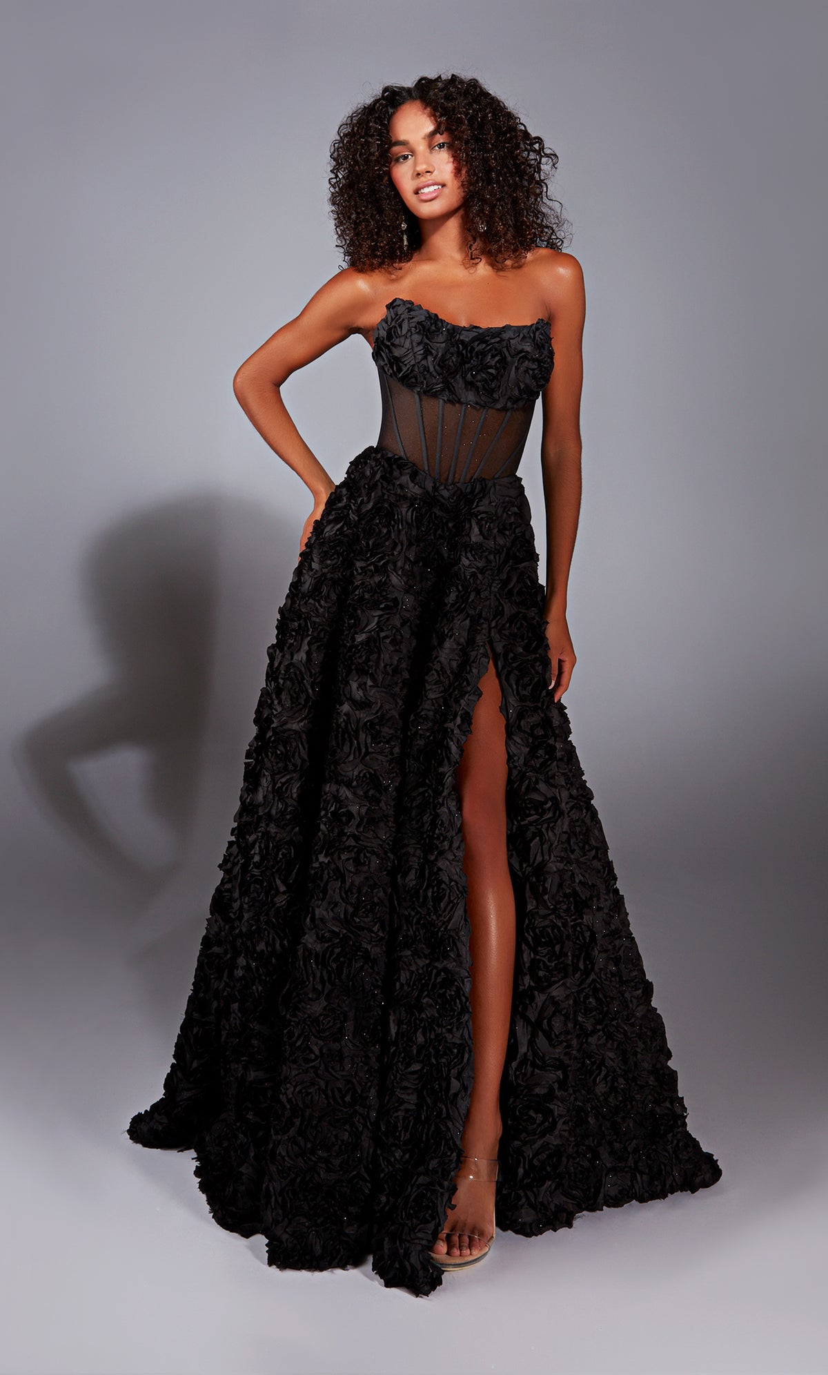 ALYCE Paris 61775 Alyce Long Strapless Neckline Elegant Ballgown Dress