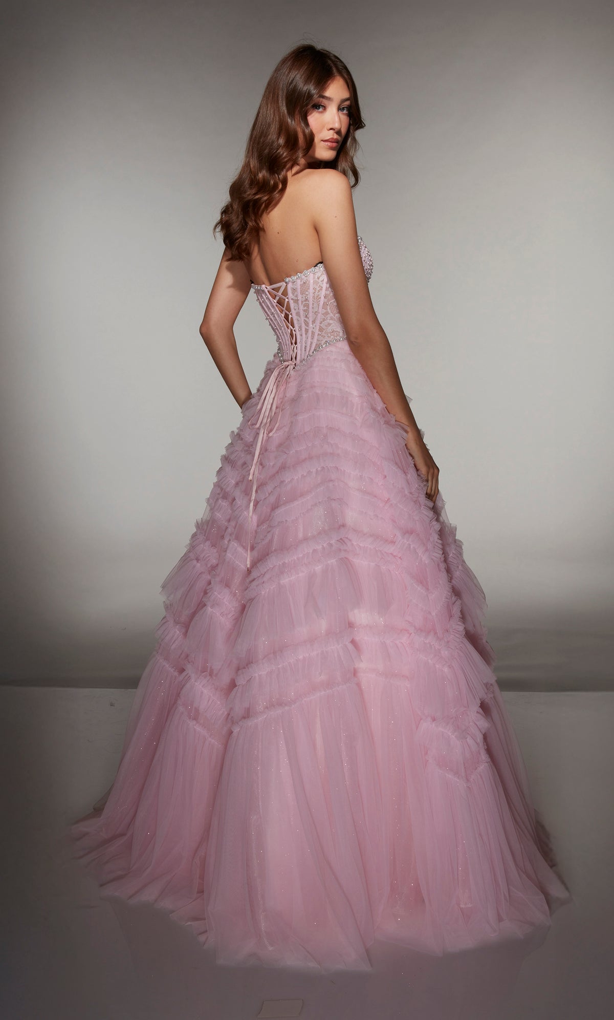 ALYCE Paris 62007 Alyce Long Sweatheart Neckline 80s Inspired Ballgown Dress