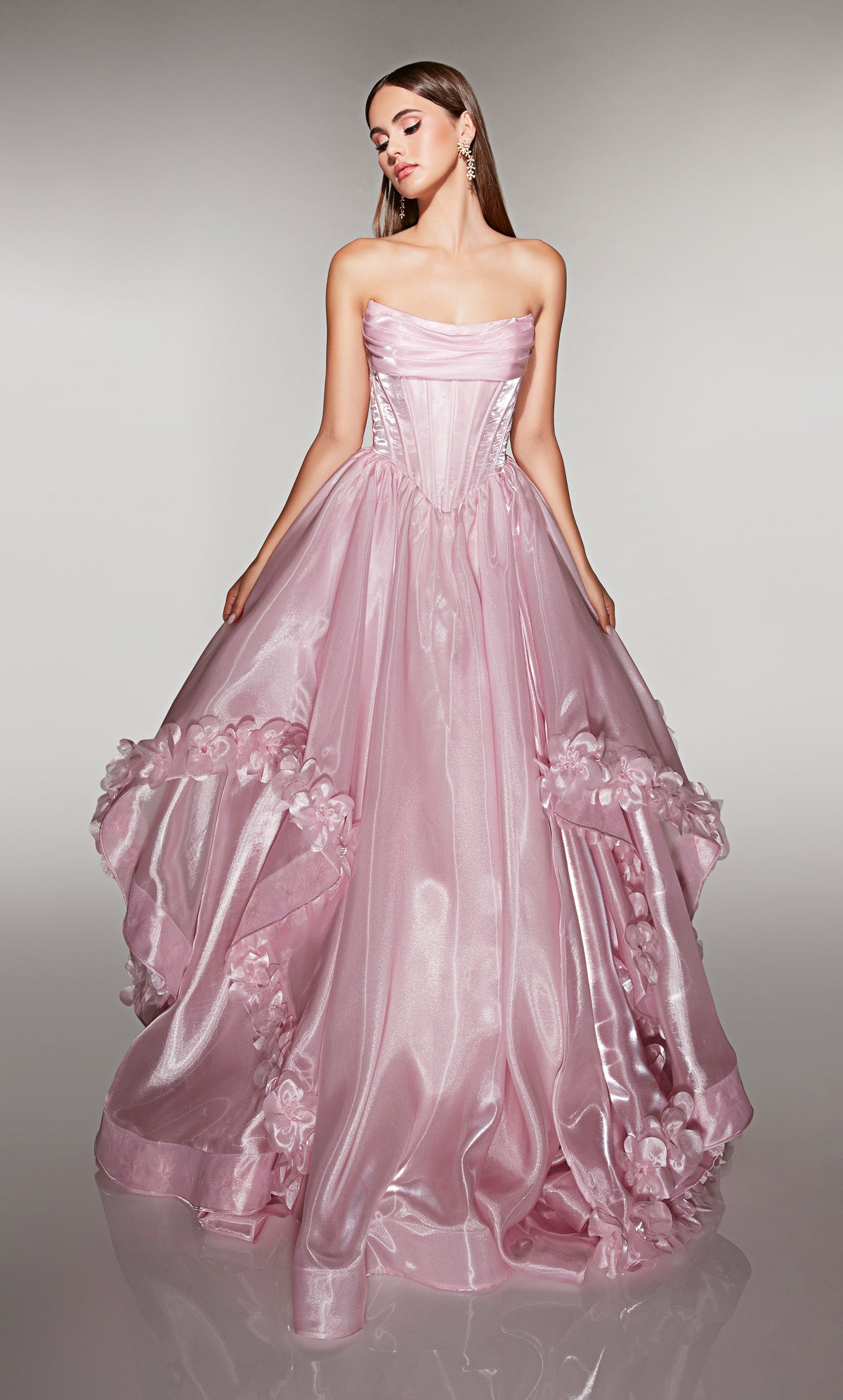ALYCE Paris 62014 Alyce Long Cowl Neckline Elegant Ballgown Dress