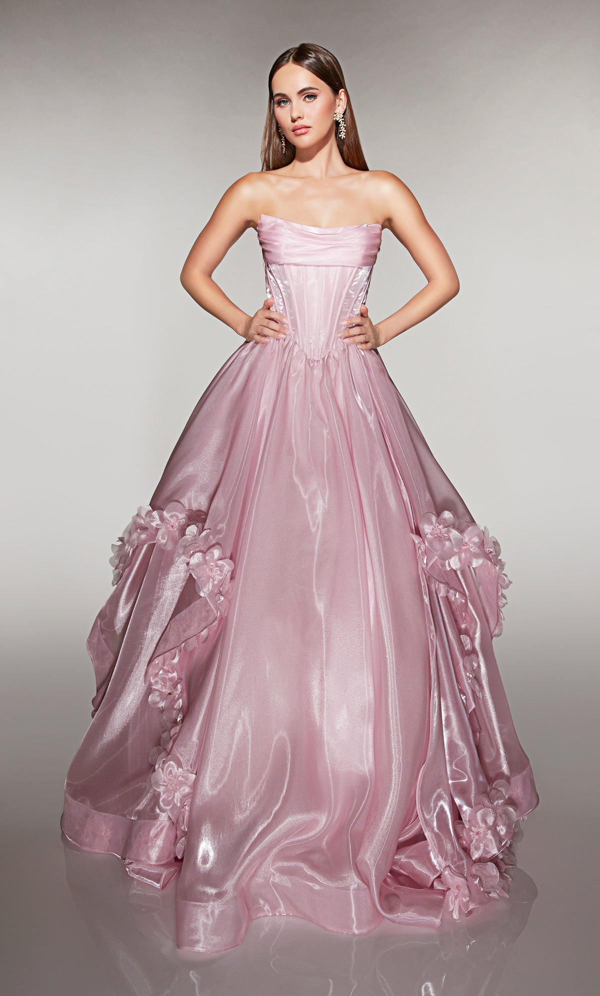 ALYCE Paris 62014 Alyce Long Cowl Neckline Elegant Ballgown Dress