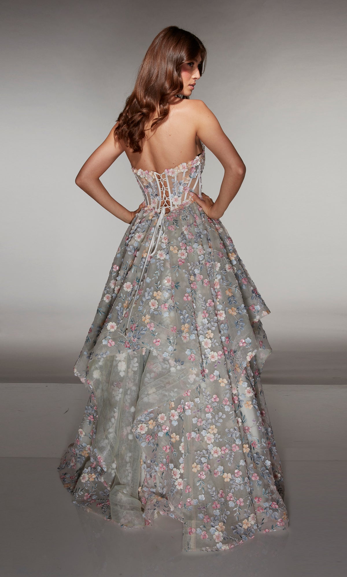 ALYCE Paris 62048 Alyce Long Sweetheart Neckline Embellished Ballgown Dress