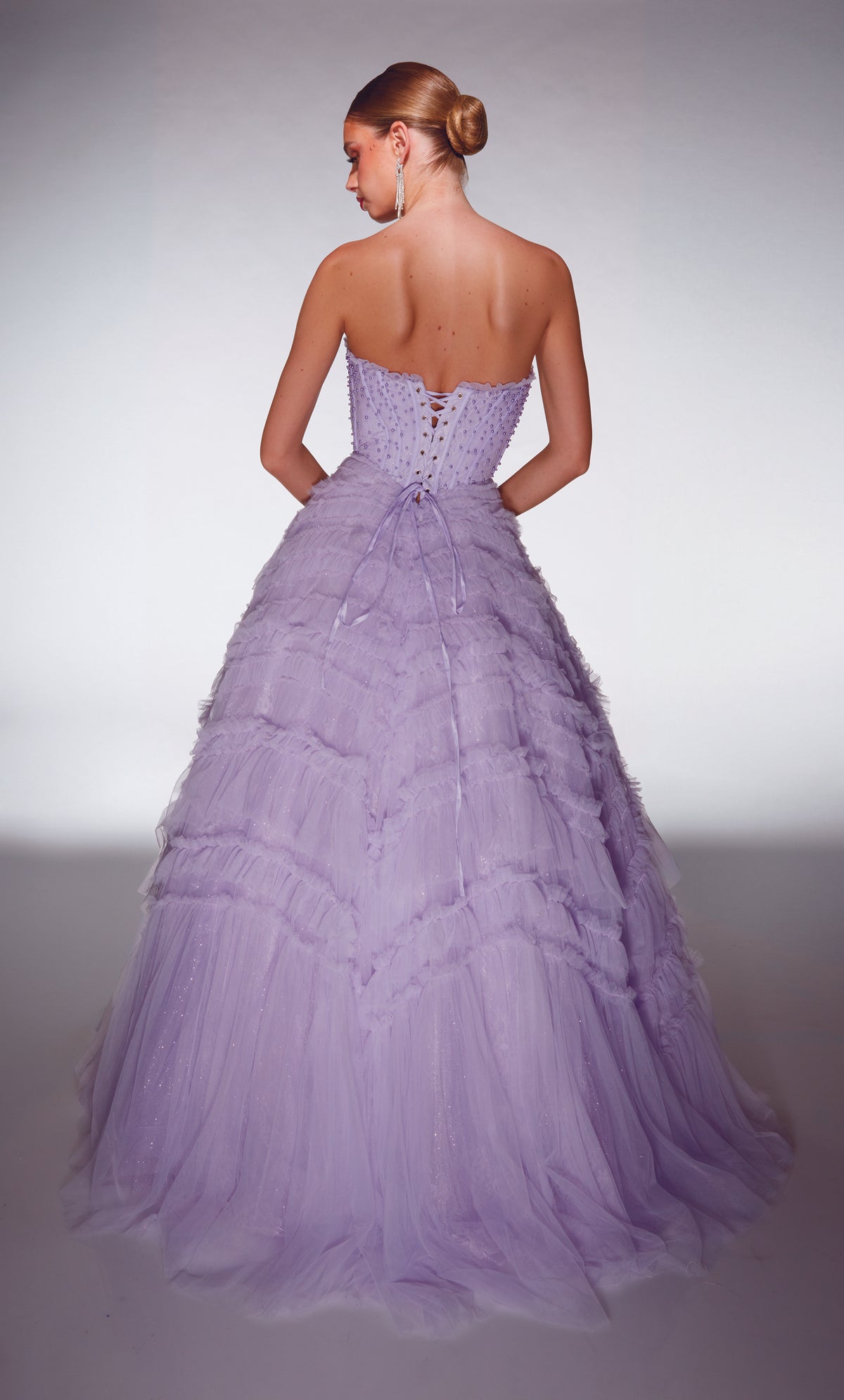 ALYCE Paris 62208 Alyce Long Scoop Neckline Embellished Ballgown Dress