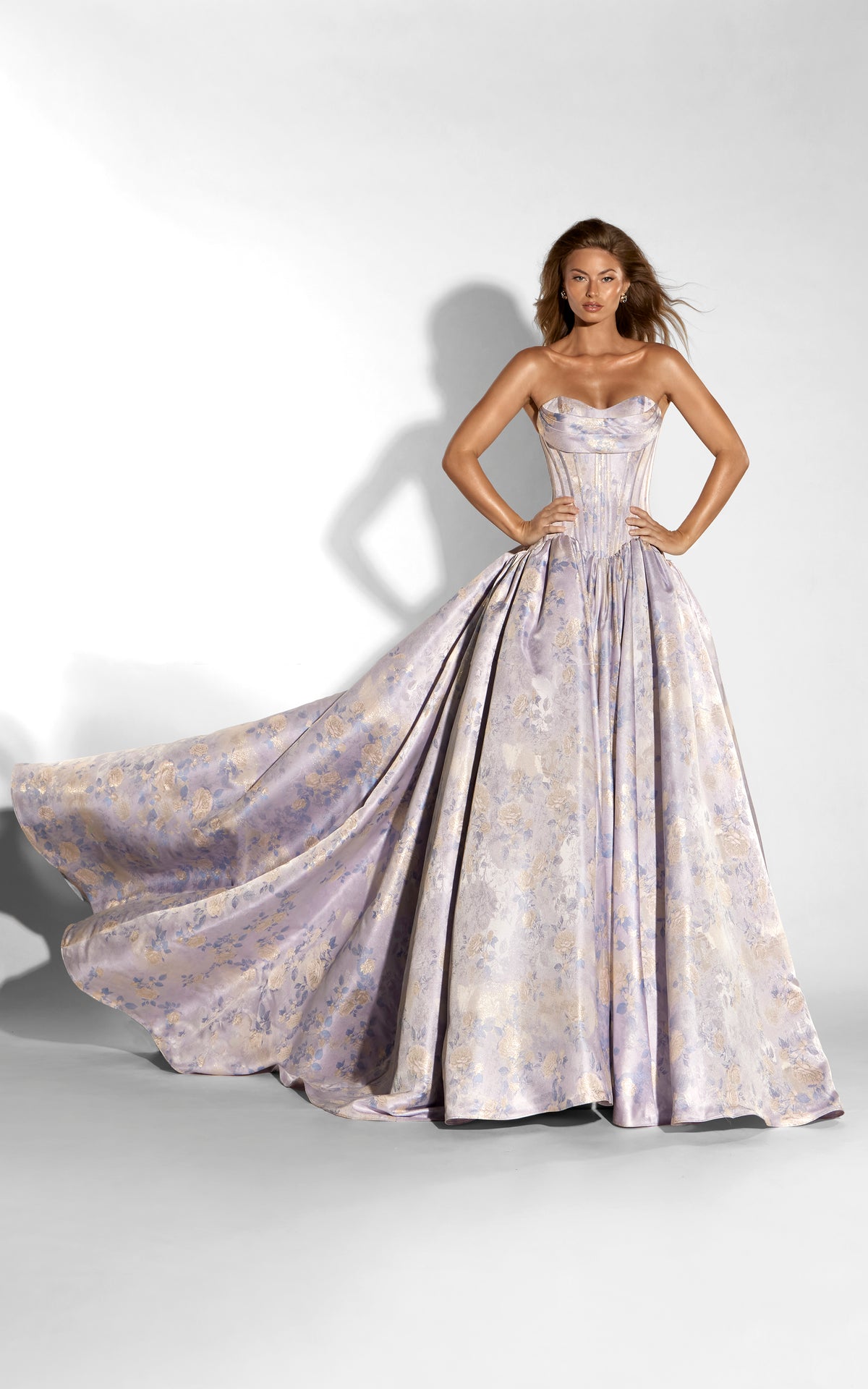 ALYCE Paris 62220 Alyce Long Sweetheart Neckline Ruched/draped Ballgown Dress