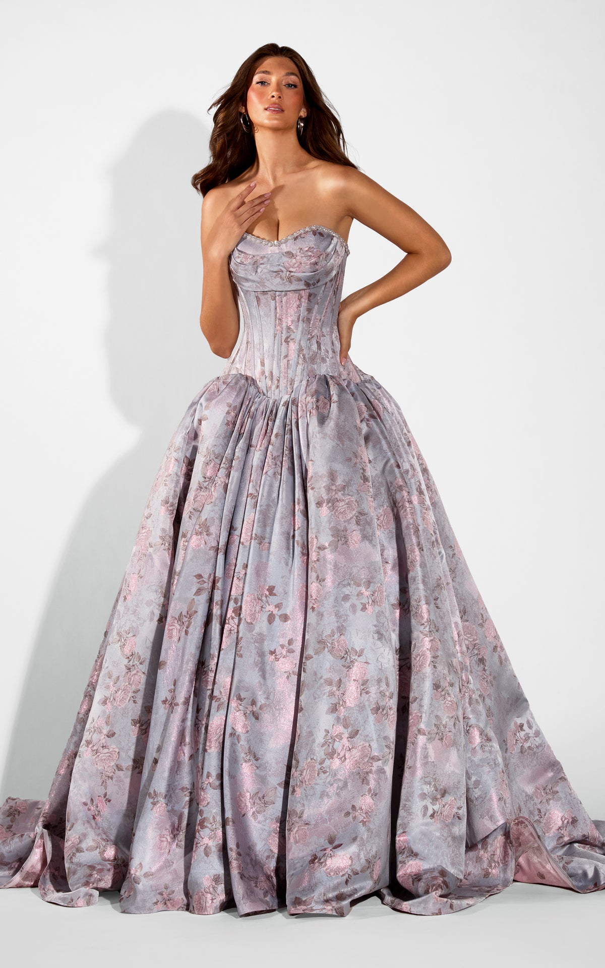 ALYCE Paris 62220 Alyce Long Sweetheart Neckline Ruched/draped Ballgown Dress