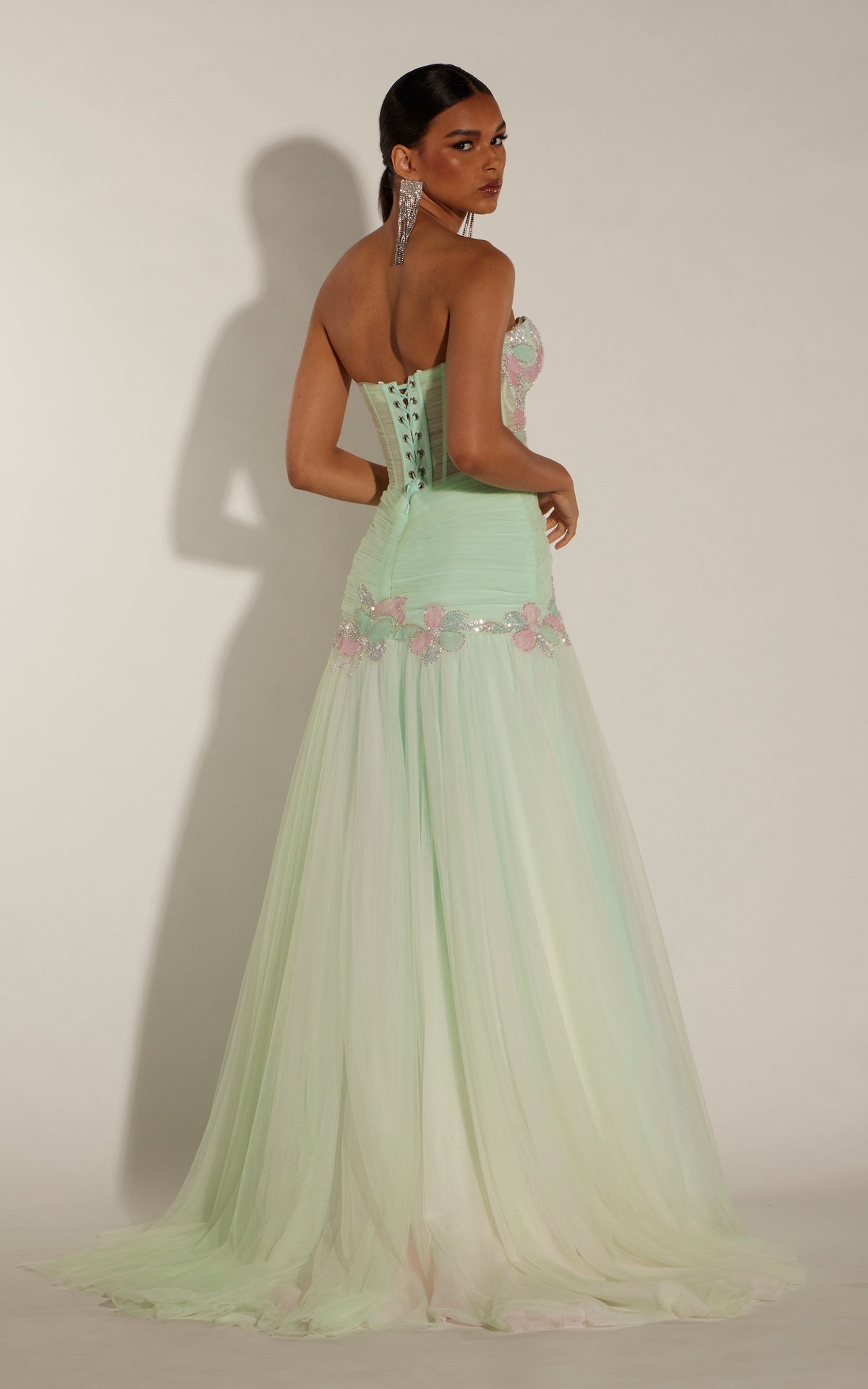 ALYCE Paris 62262 Alyce Long Sweetheart Neckline Ruched/draped High-low Dress