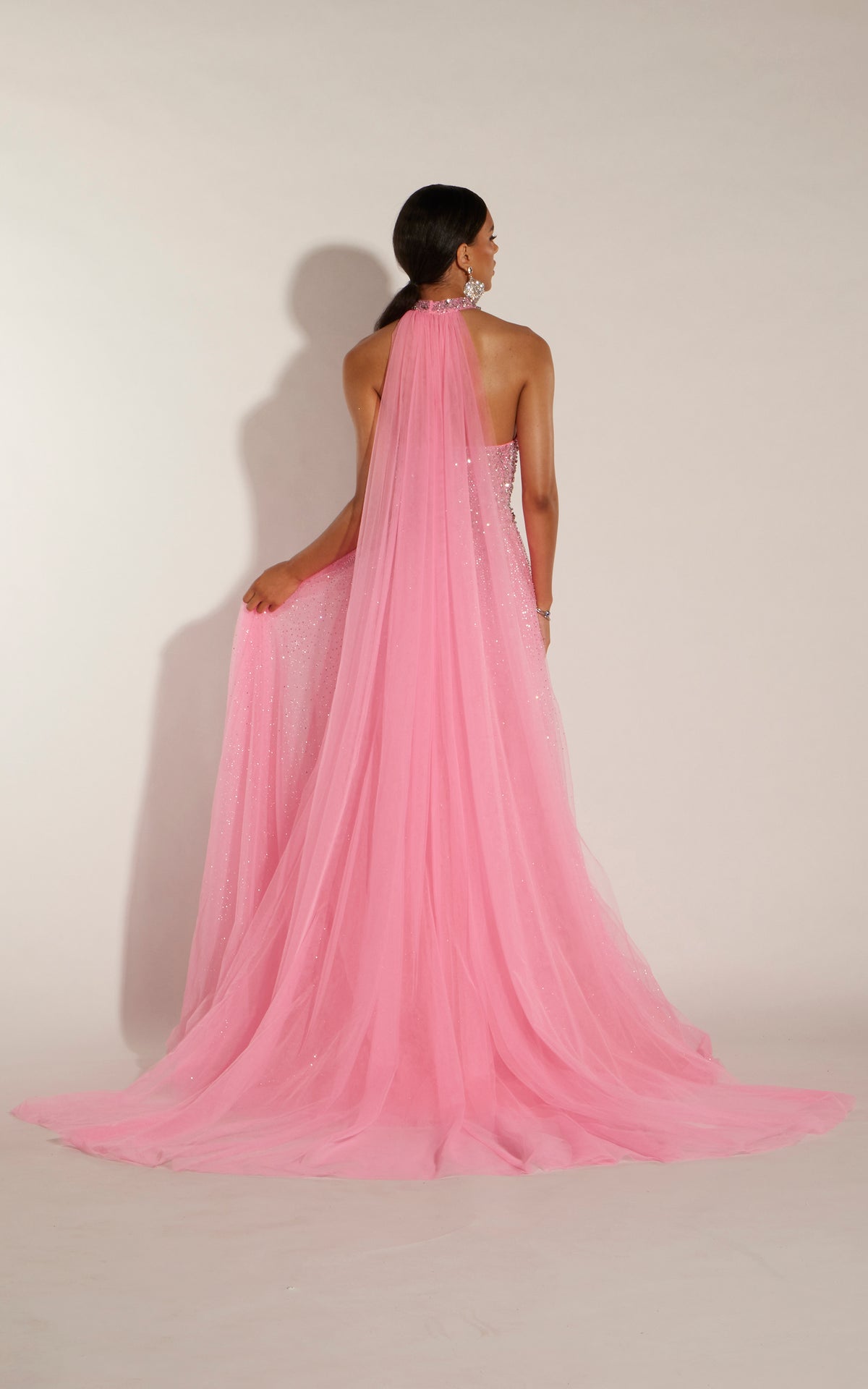 ALYCE Paris 62293 Alyce Long Plunging Neckline Pockets A Line Dress