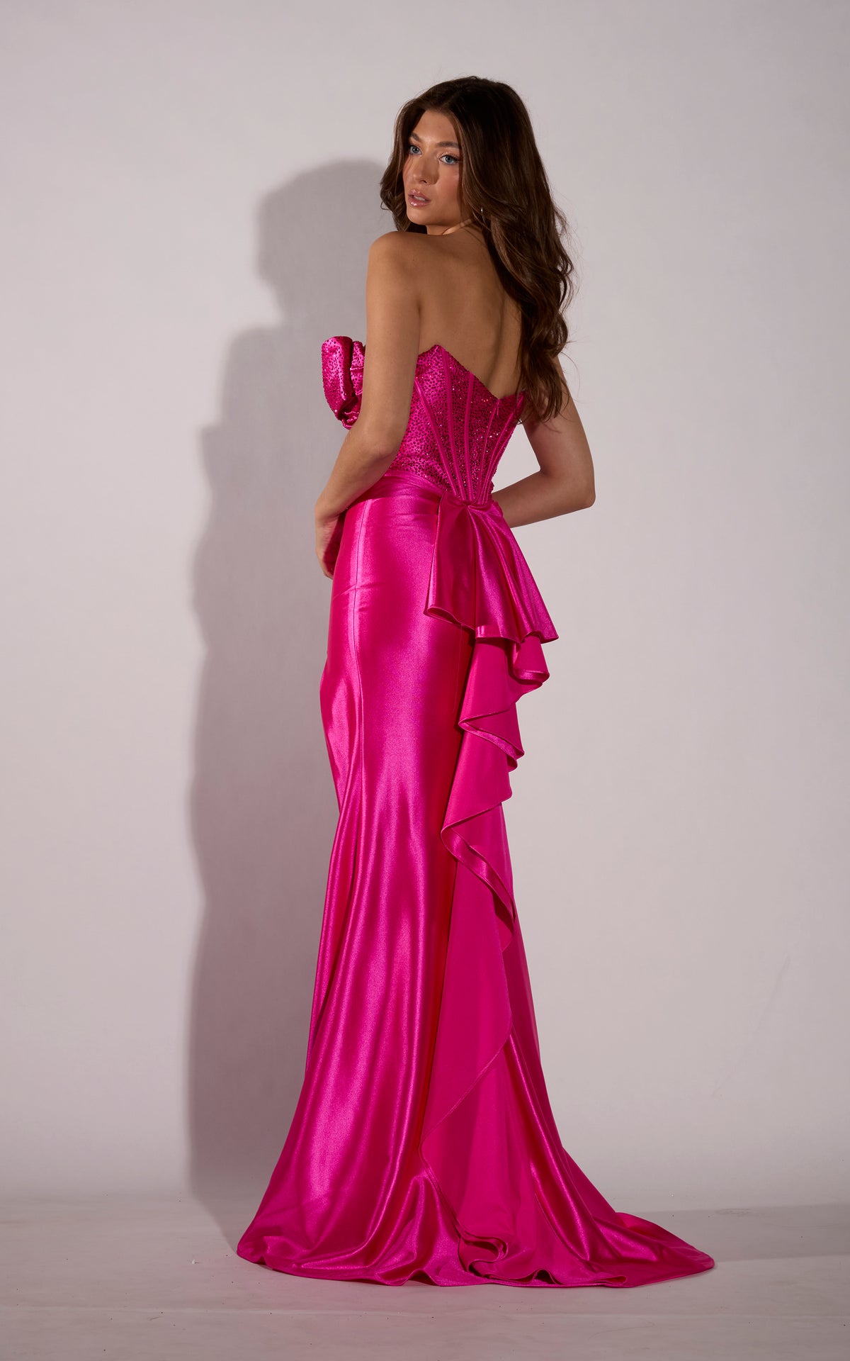ALYCE Paris 62294 Alyce Long Sweetheart Neckline Illusion Straight Dress