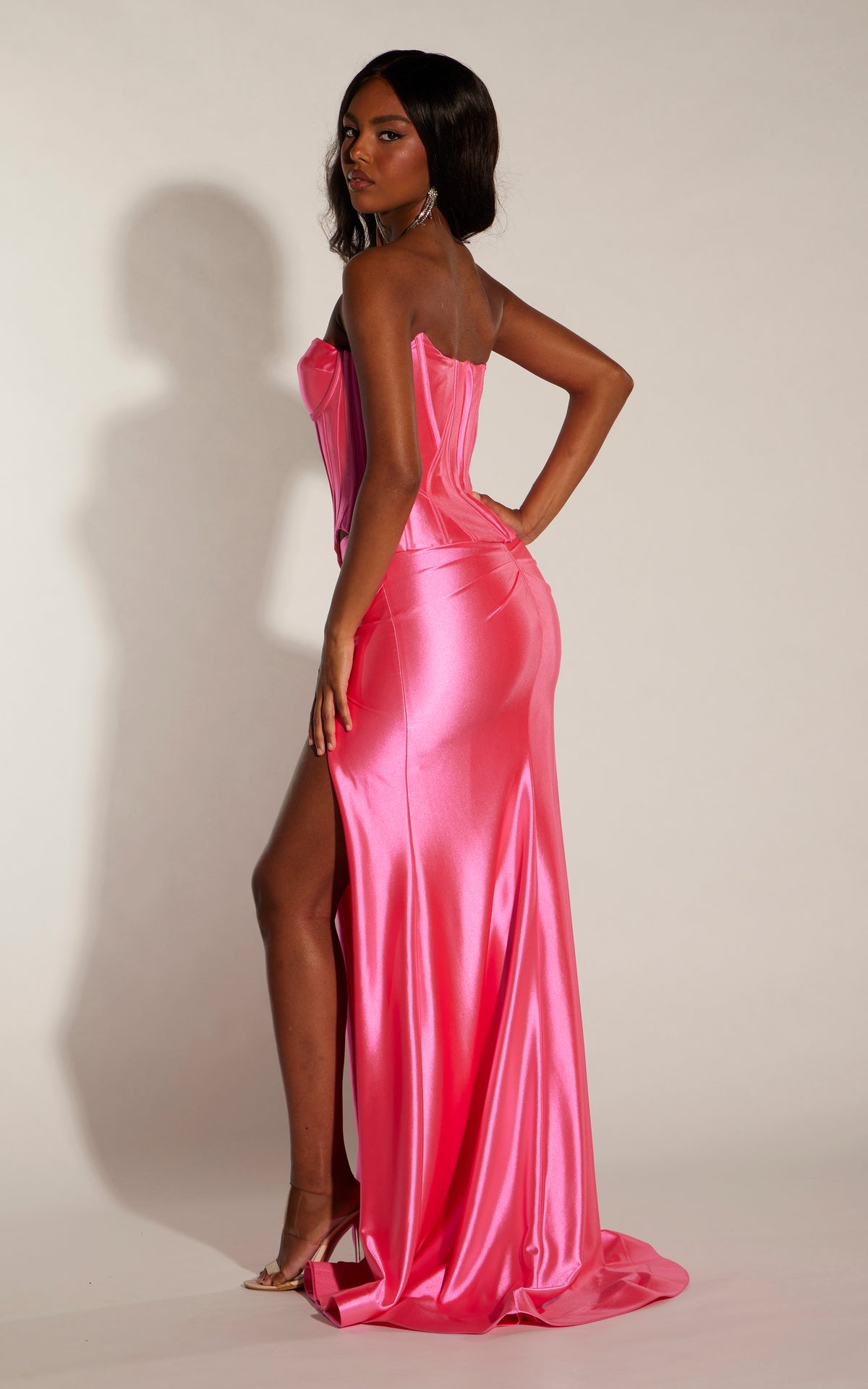 ALYCE Paris 62327 Alyce Long Strapless Neckline Two-piece Fit N Flare Dress