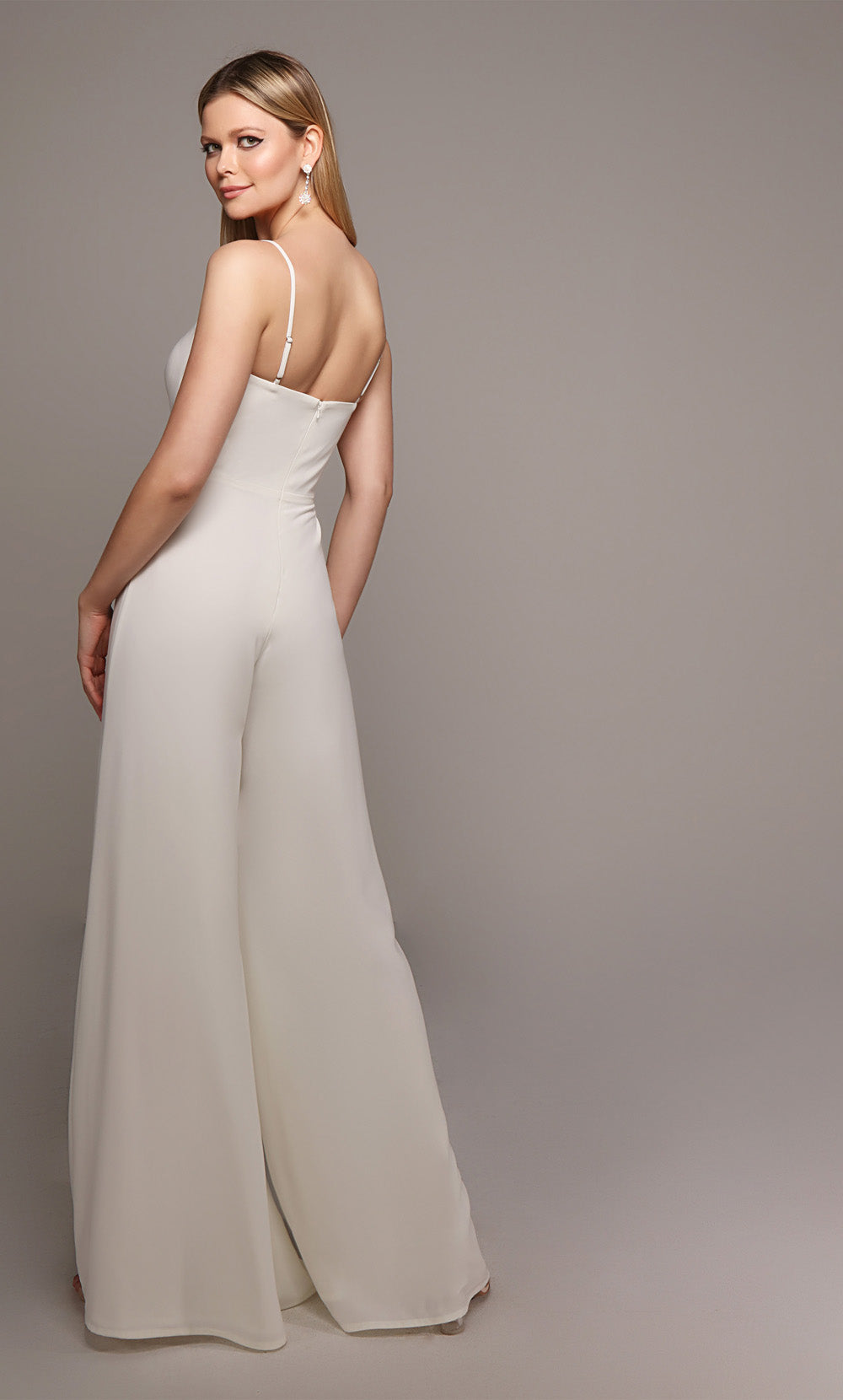 ALYCE Paris 70022 Bridal Sweetheart Neckline Modest Jumpsuit Dress
