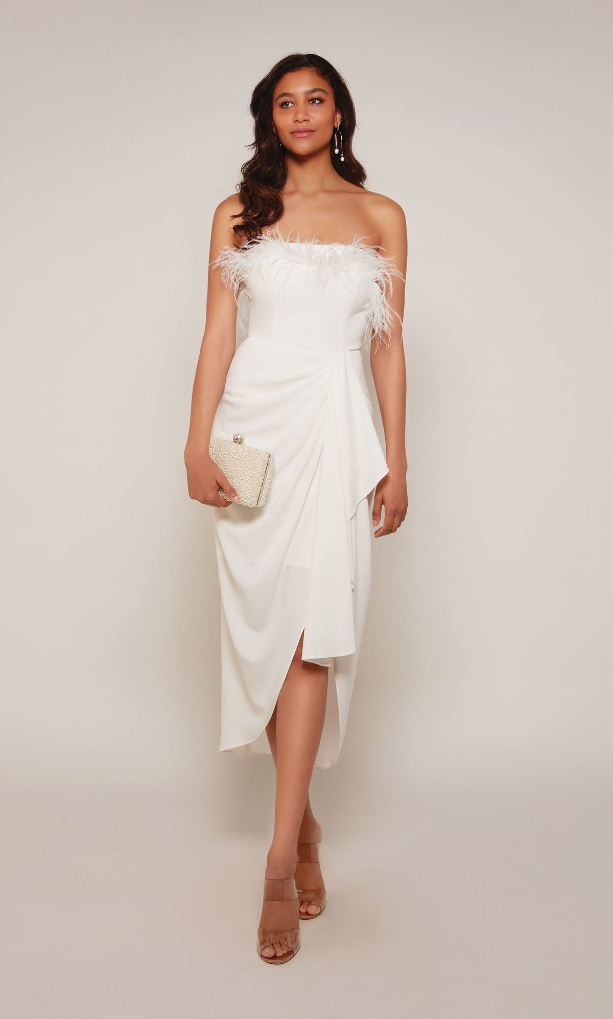 ALYCE Paris 70034 Bridal Strapless Neckline Sexy High-low Dress