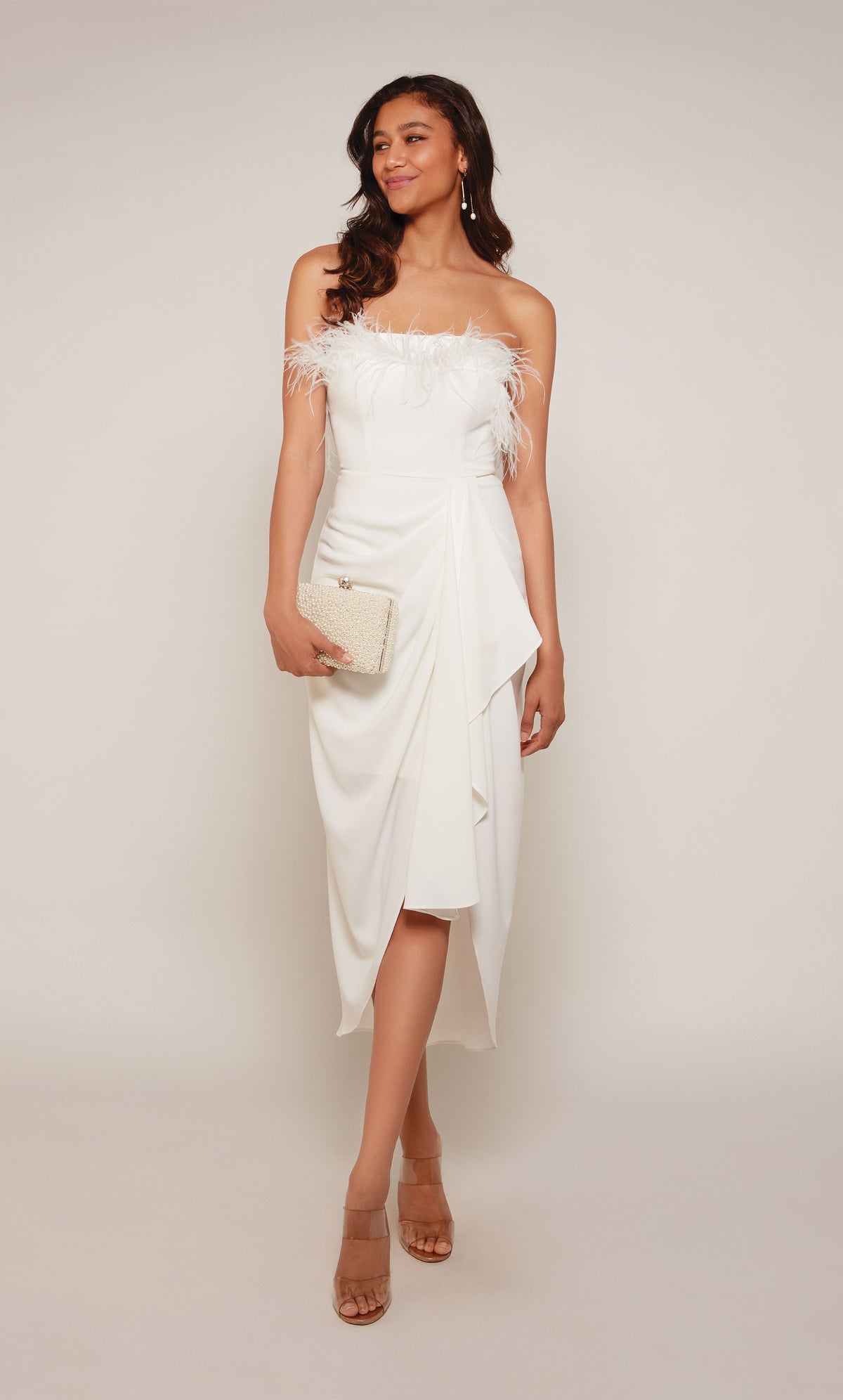 ALYCE Paris 70034 Bridal Strapless Neckline Sexy High-low Dress