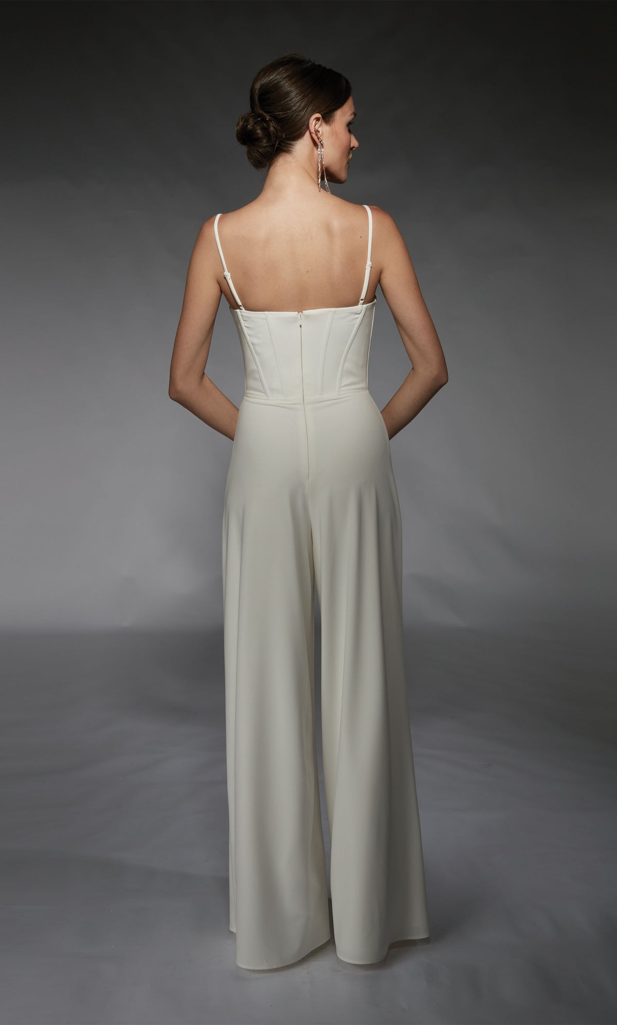 ALYCE Paris 70075 Bridal Sweetheart Neckline Corset Jumpsuit Dress