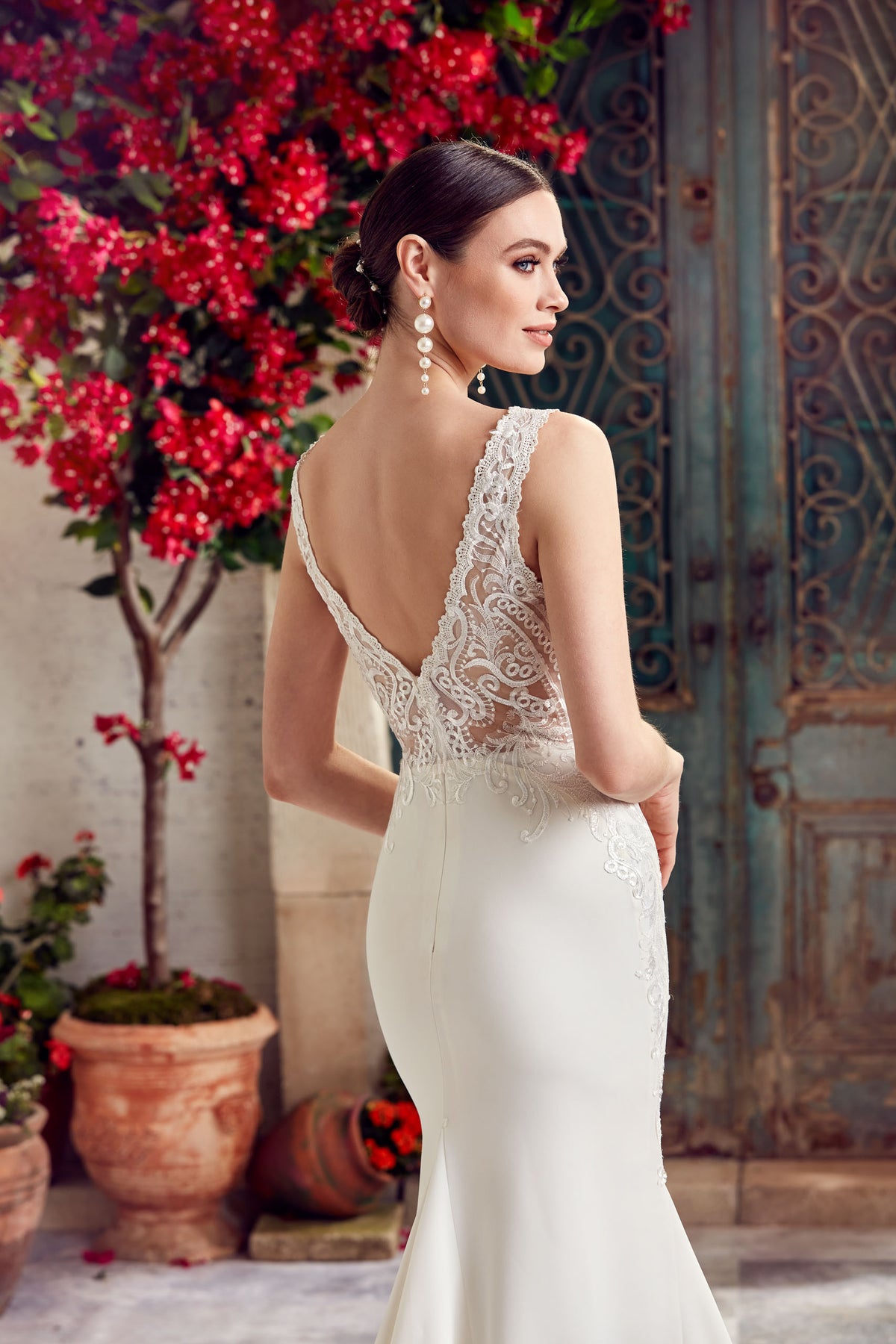 ALYCE Paris 7016 Bridal Plunging Neckline Sexy Mermaid Dress