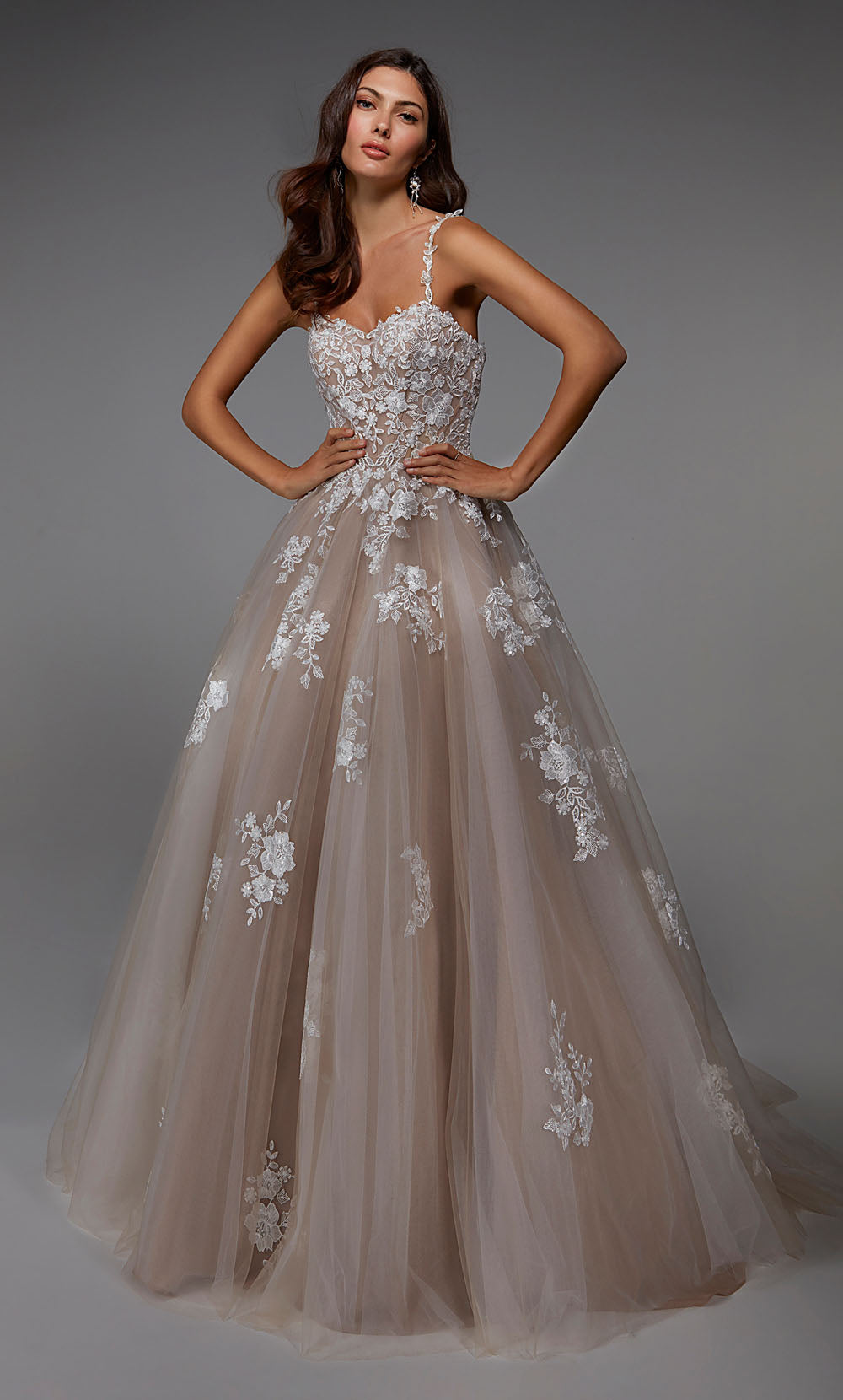 ALYCE Paris 7043 Bridal Sweetheart Neckline Embellished Ballgown Dress