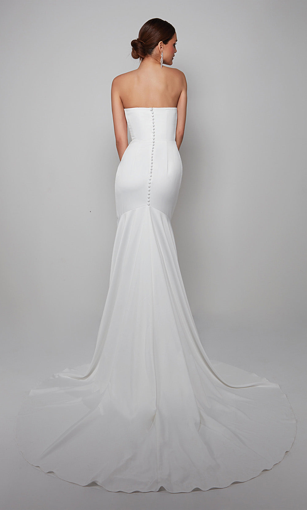 ALYCE Paris 7057 Bridal Sweetheart Neckline Slit Straight Dress