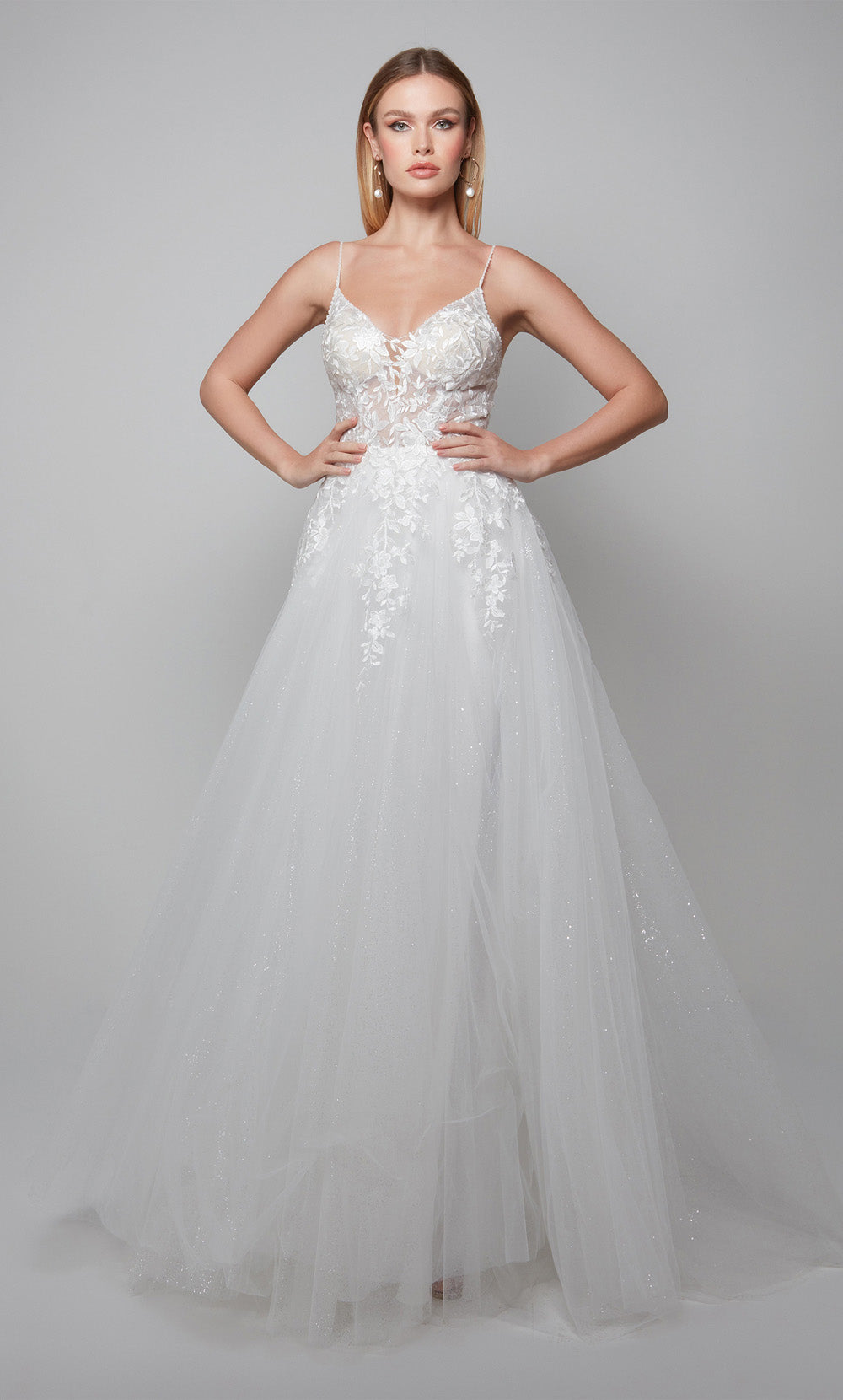 ALYCE Paris 7079 Bridal Sweetheart Neckline Illusion Ballgown Dress