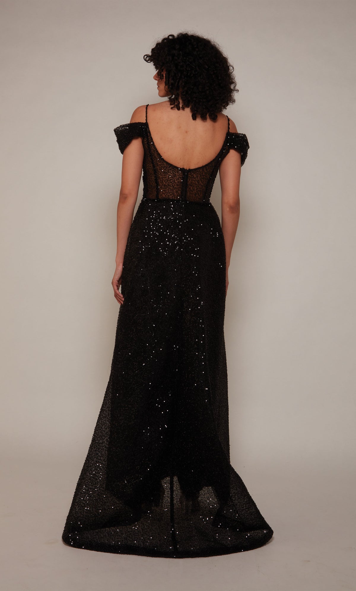 ALYCE Paris 7101 Bridal Off The Shoulder Neckline Embellished A Line Dress