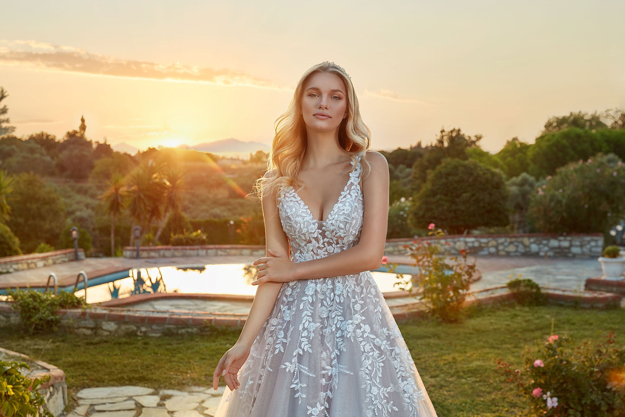White princess ball gown 2022 prom dress or wedding dress