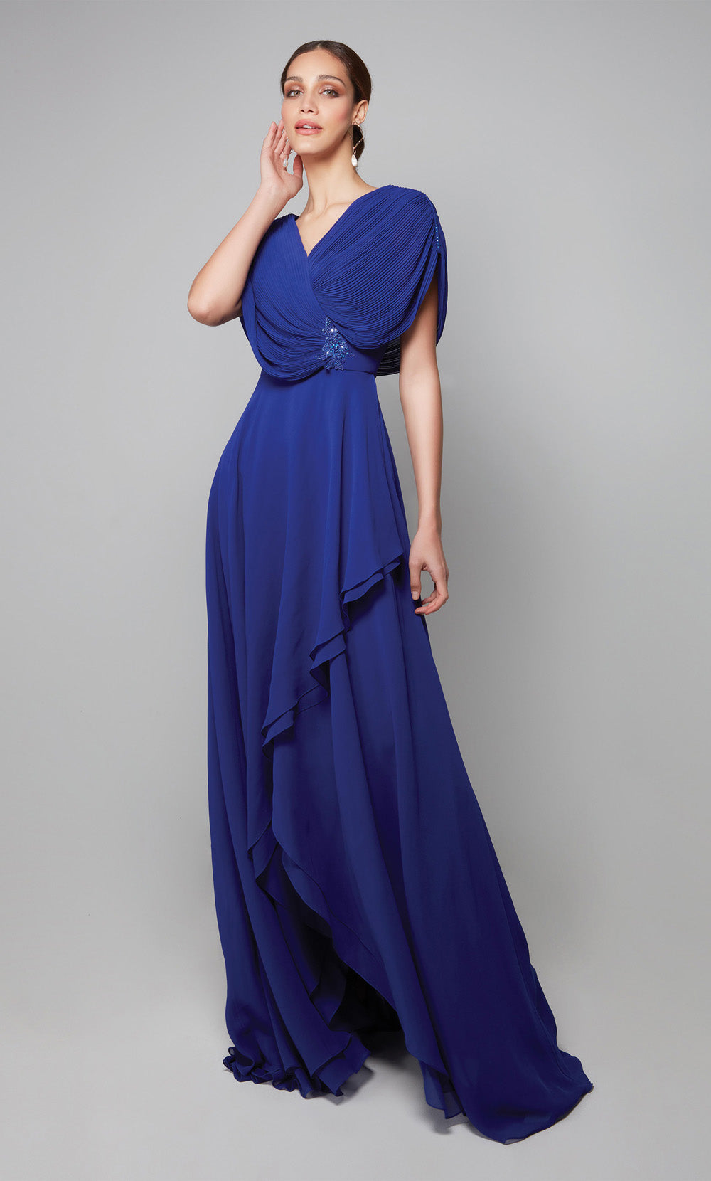 ALYCE Paris 27592 Special Occasion V-neck Elegant A Line Dress