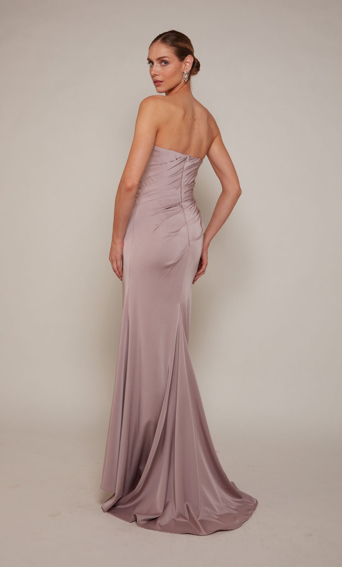 ALYCE Paris 27658 Special Occasion Strapless Ruched/draped Straight Dress